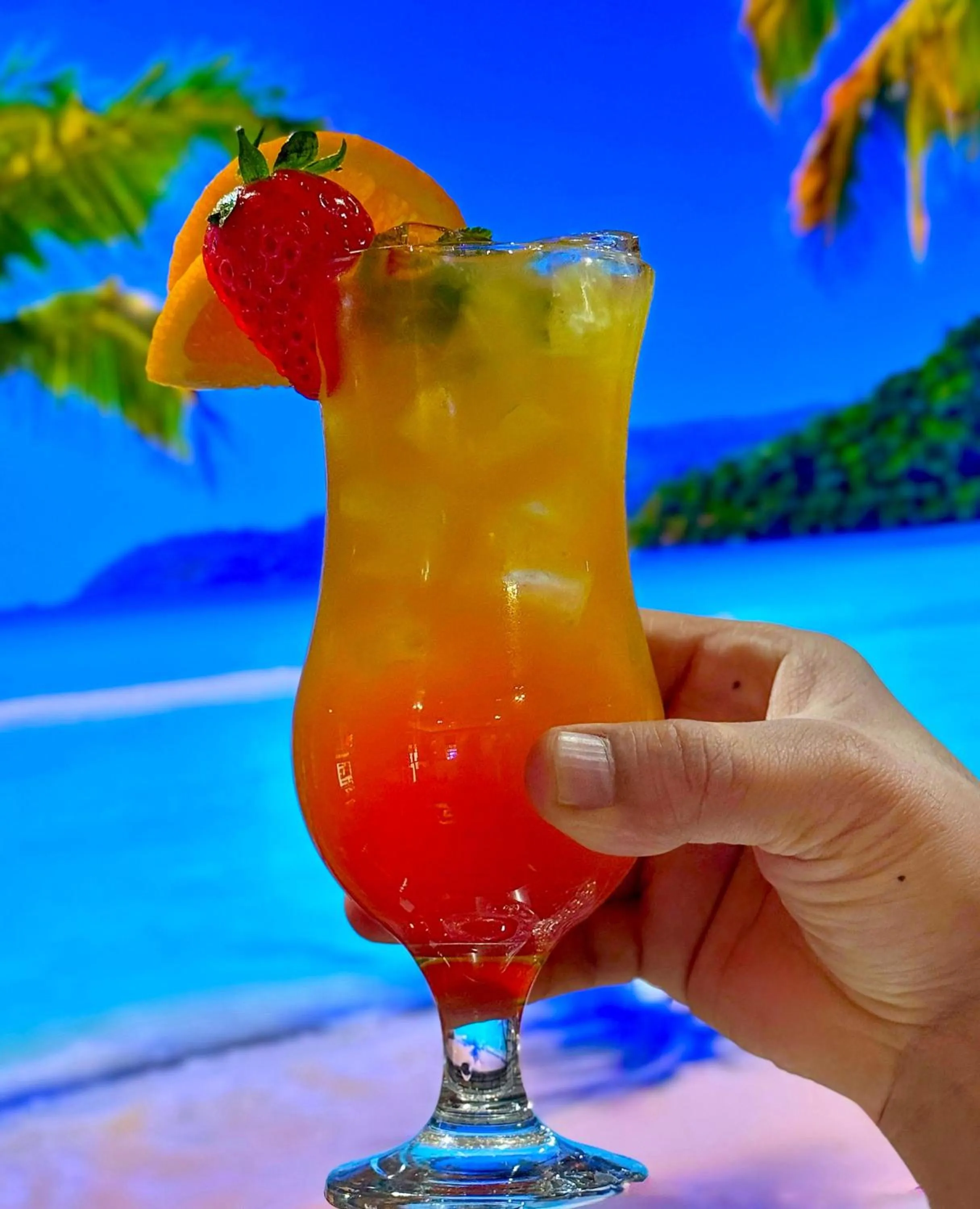 Drinks in Epsilon Hotel