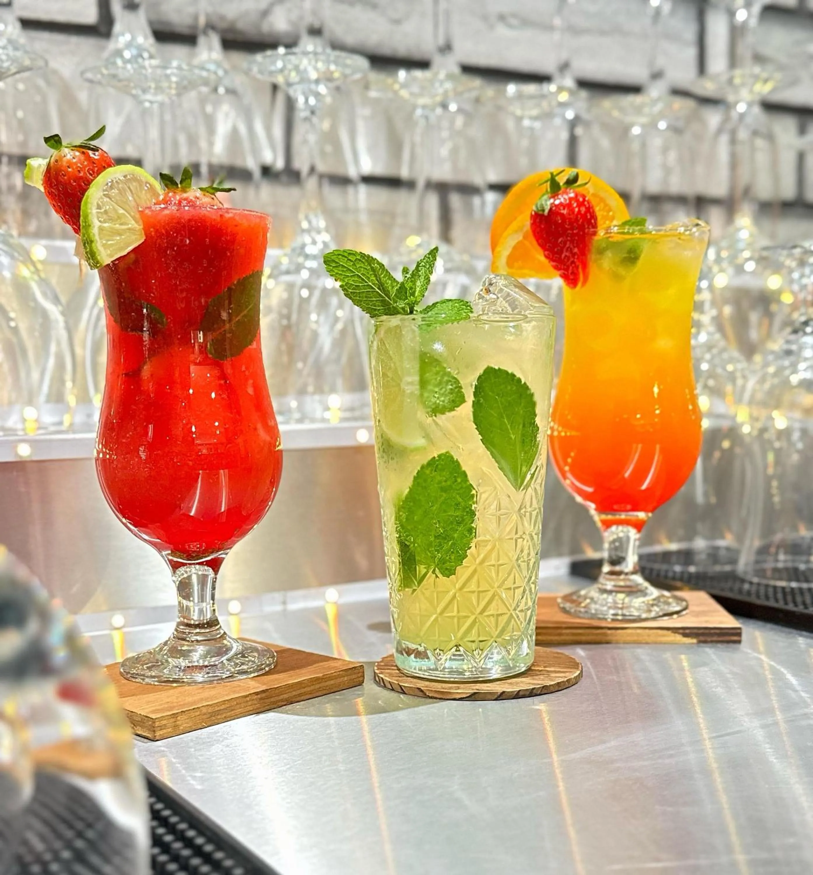 Drinks in Epsilon Hotel