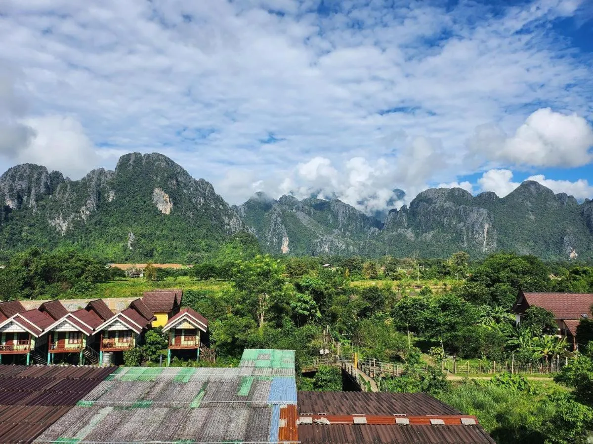 Natural landscape in Vang Vieng Sky Mountain View Hotel