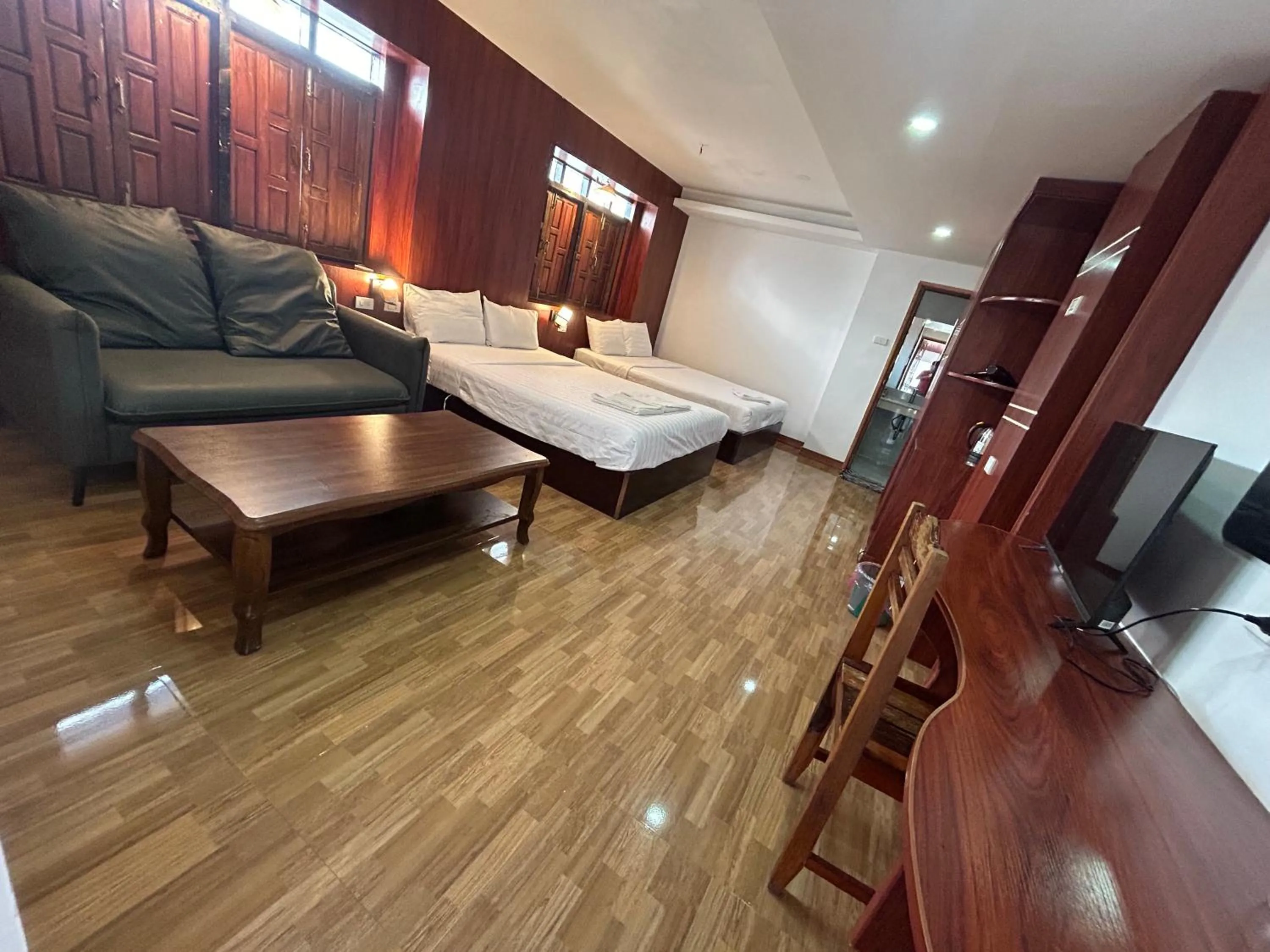 Bedroom, Bed in Vang Vieng Sky Mountain View Hotel