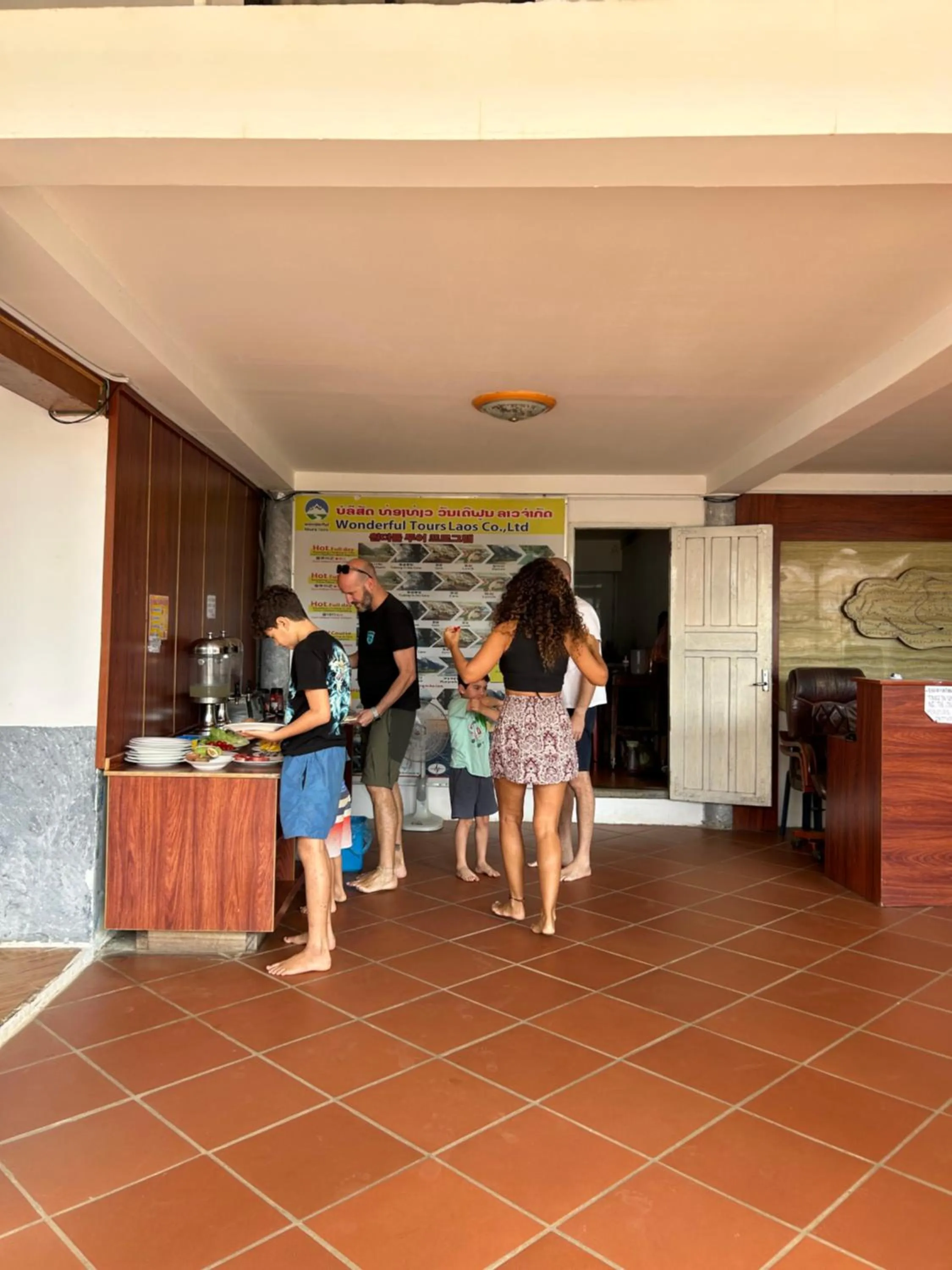 Breakfast in Vang Vieng Sky Mountain View Hotel