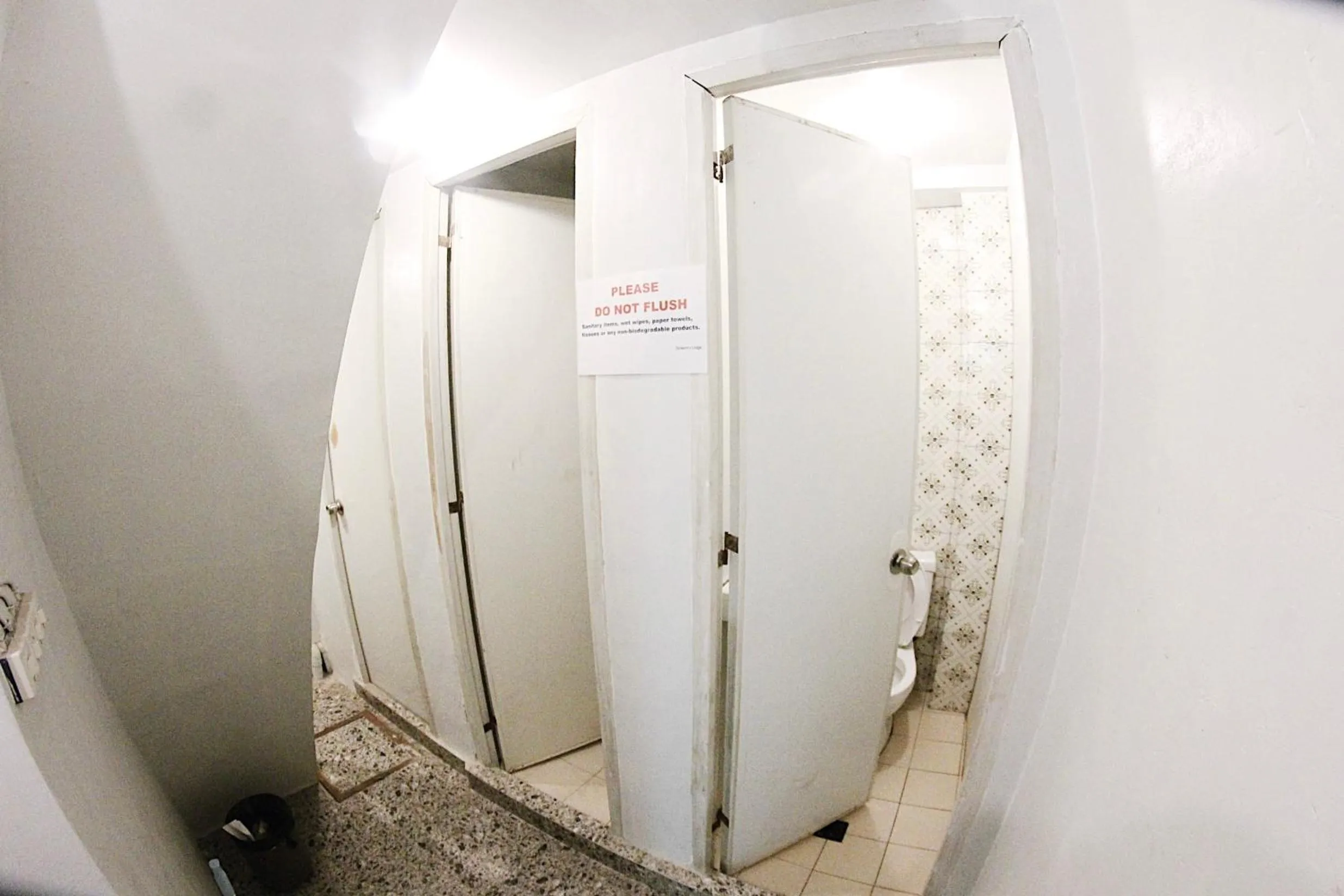 Shower in Dickem's Transient House