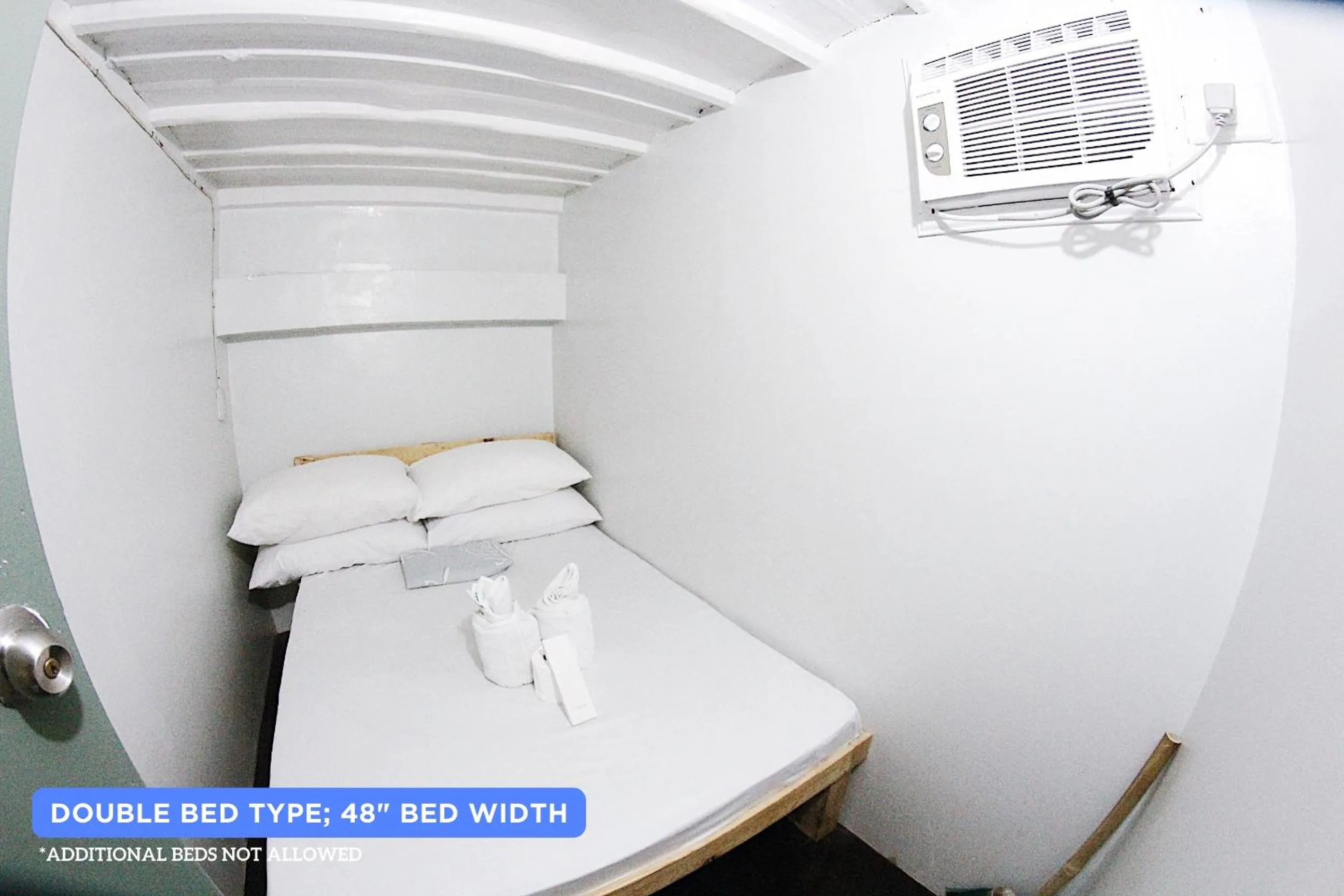 Bed in Dickem's Transient House