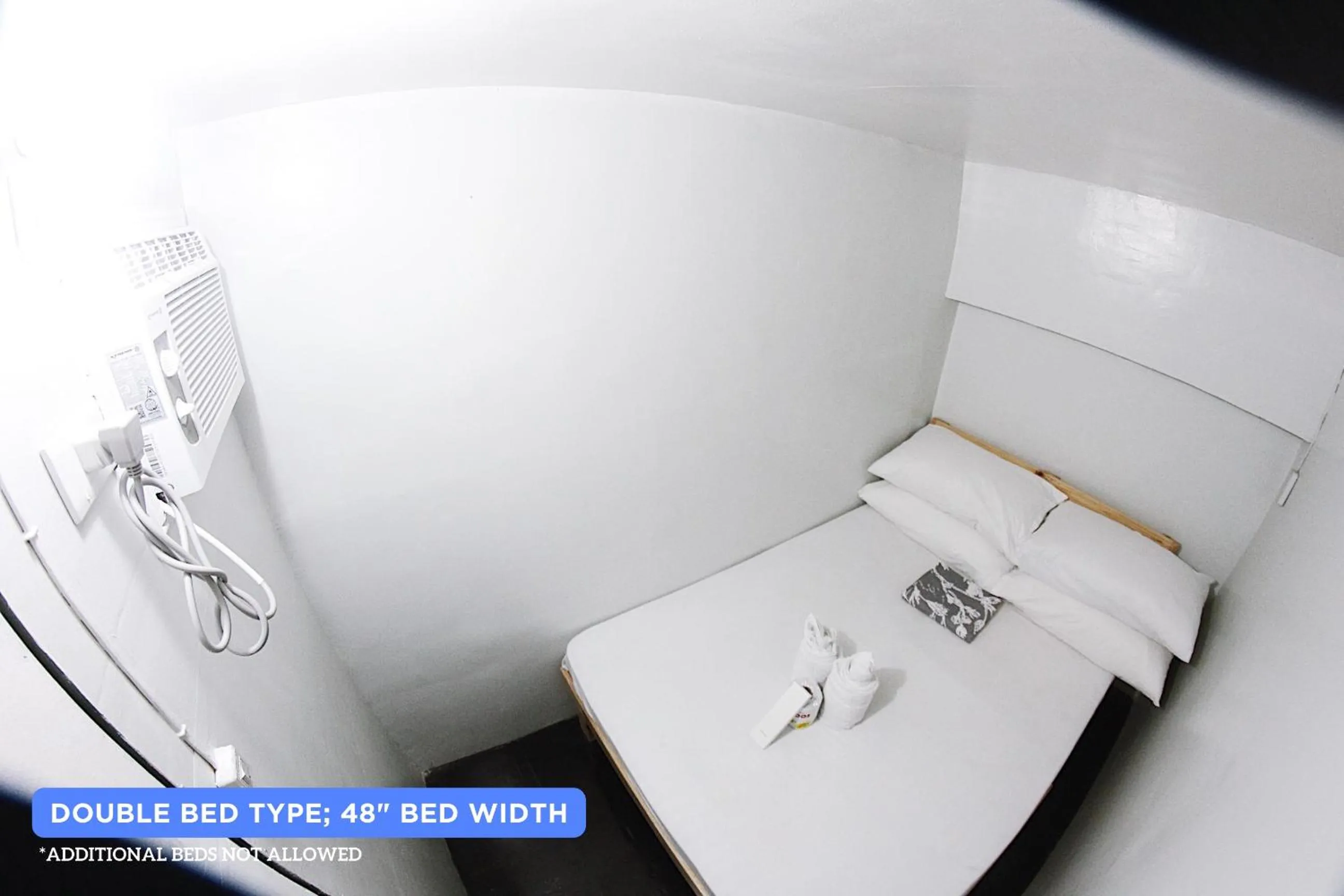 Bed in Dickem's Transient House