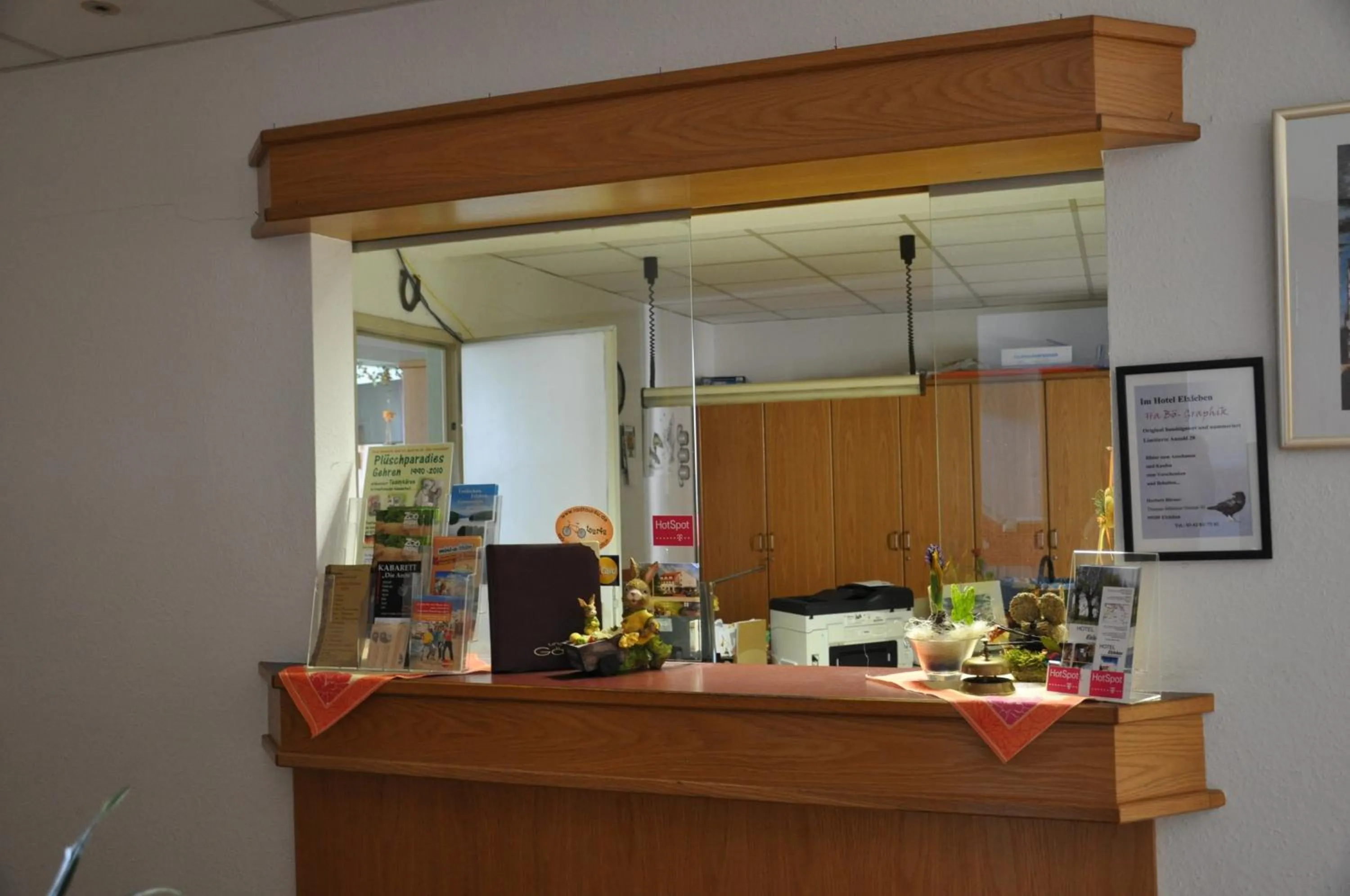 Lobby or reception in Hotel Elxleben