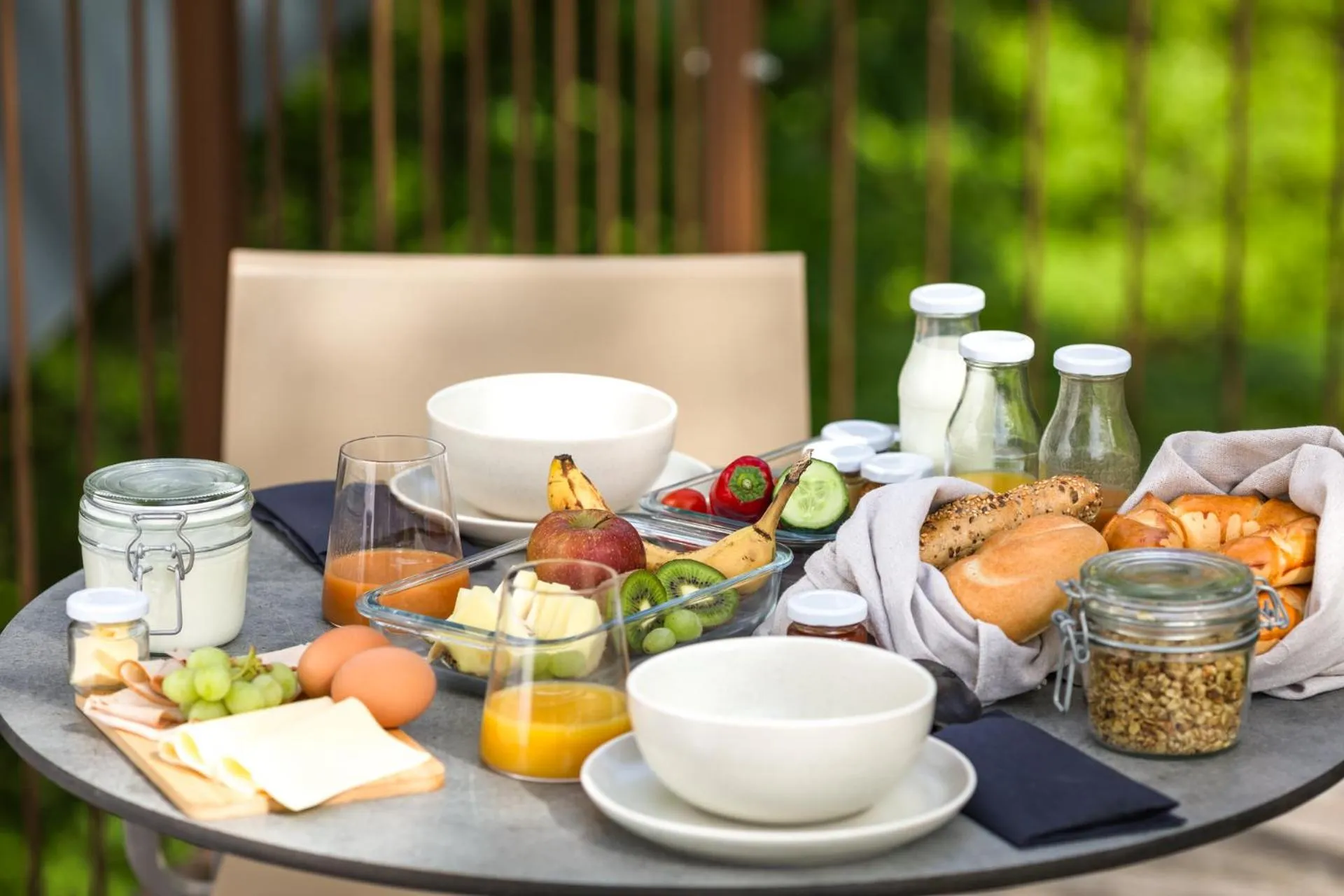 Food and drinks in edelførst Baumhäuser