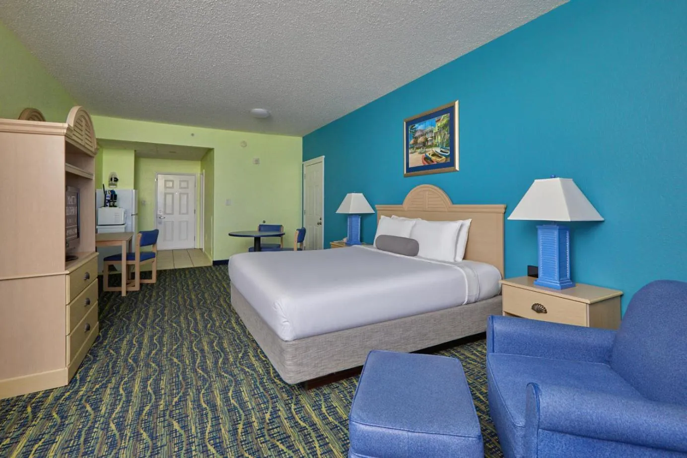 Bed in Palmetto Beachfront Hotel, a By The Sea Resort