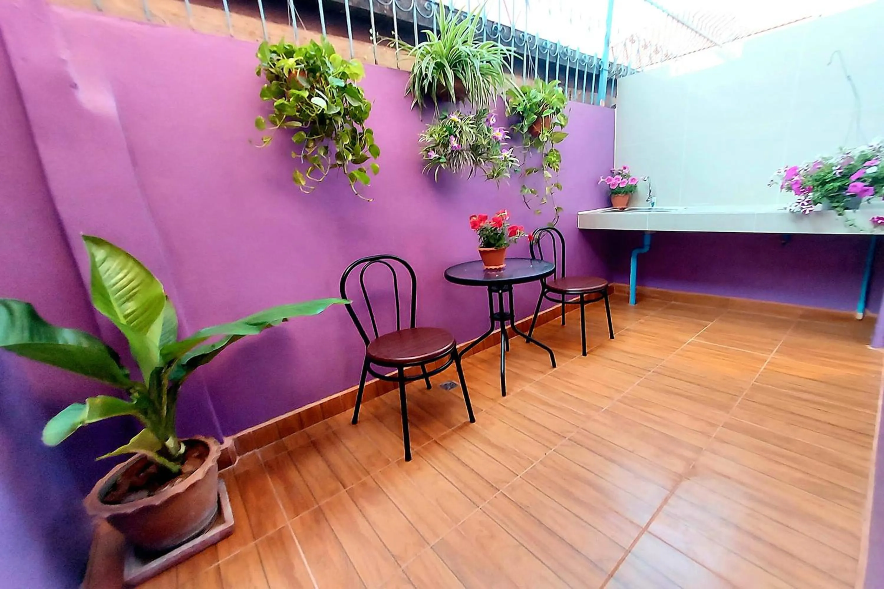 Seating area in PF Resort