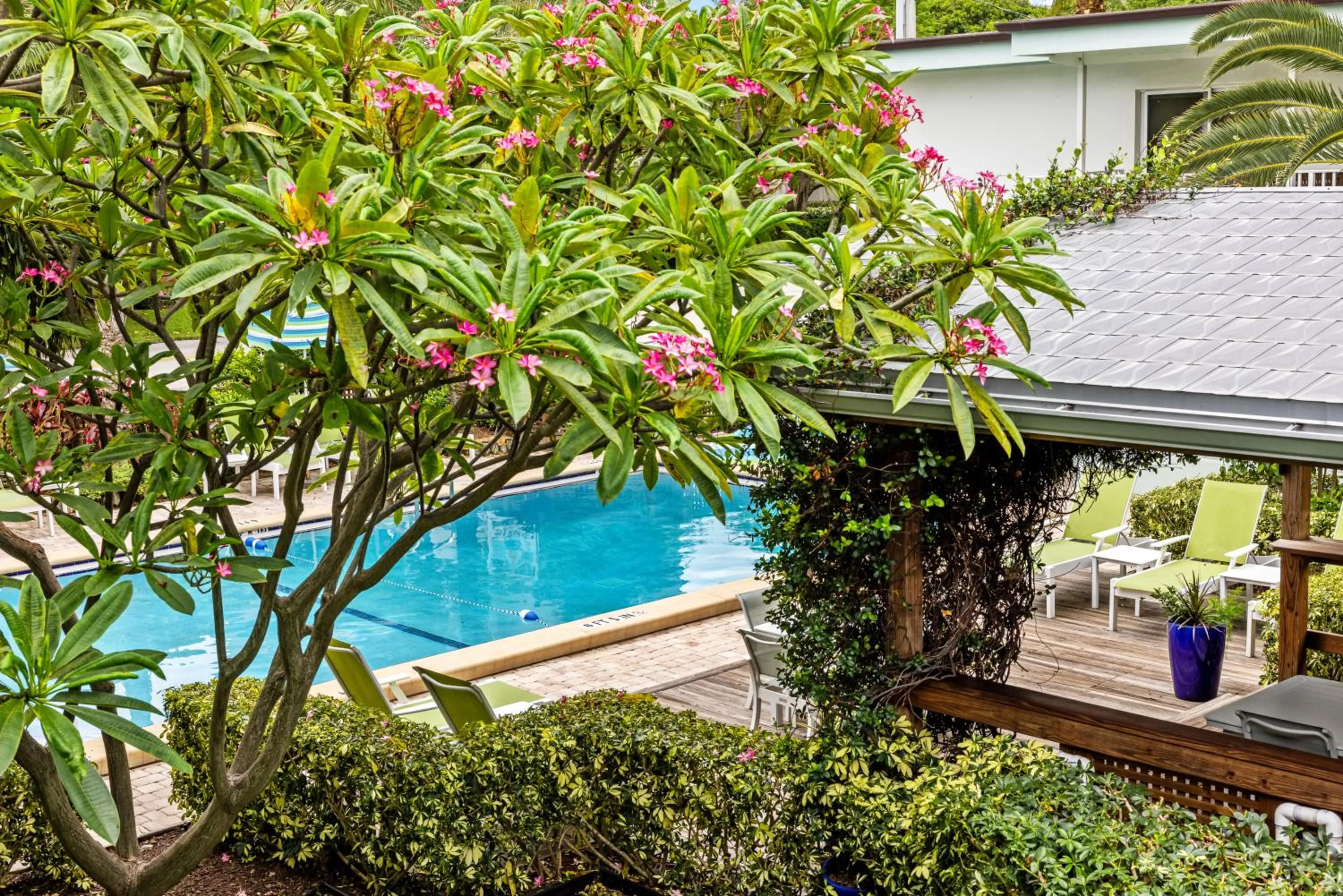 Pool view in Sun Dek Beach House