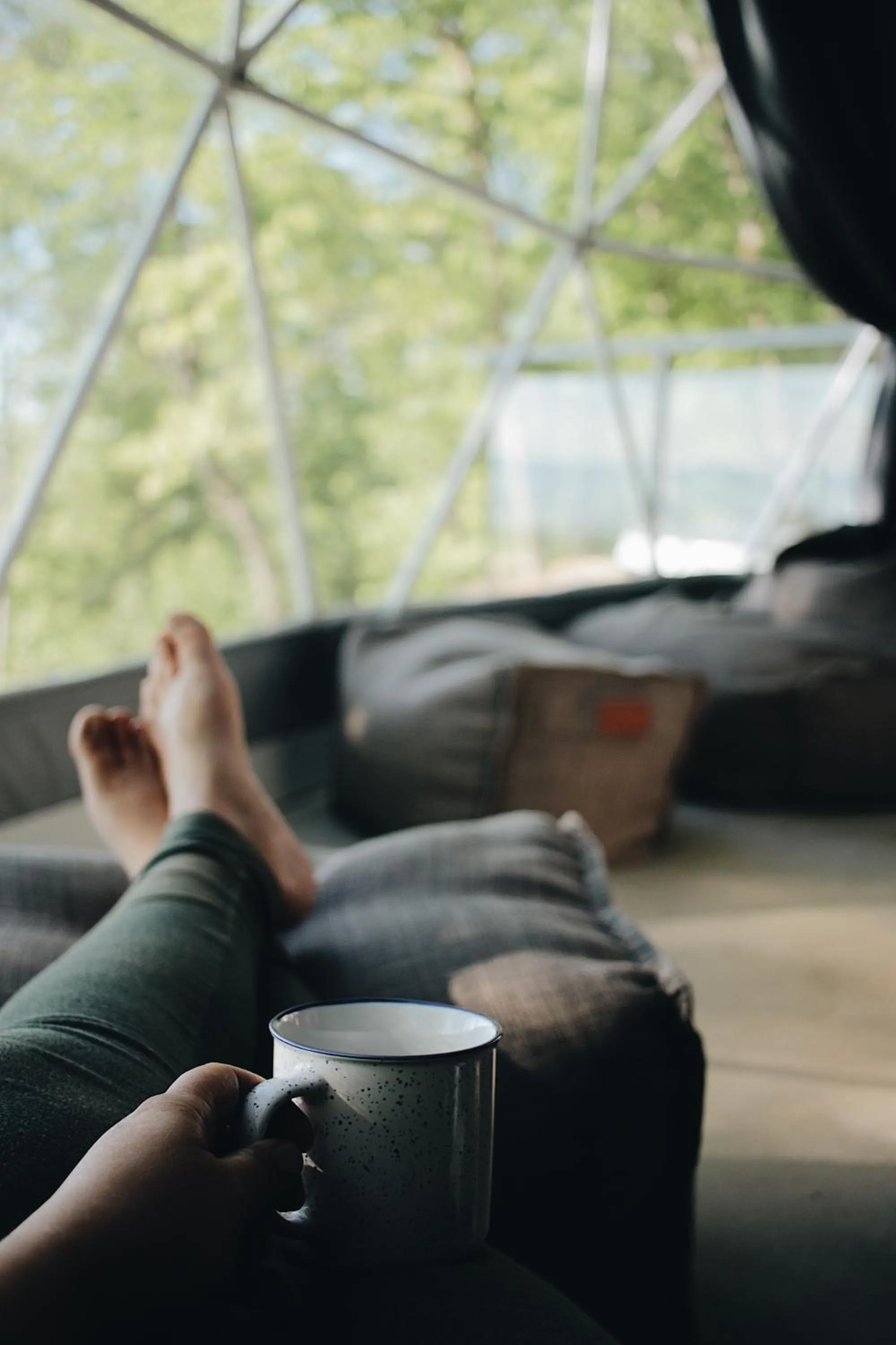 Living room in Dômes Charlevoix