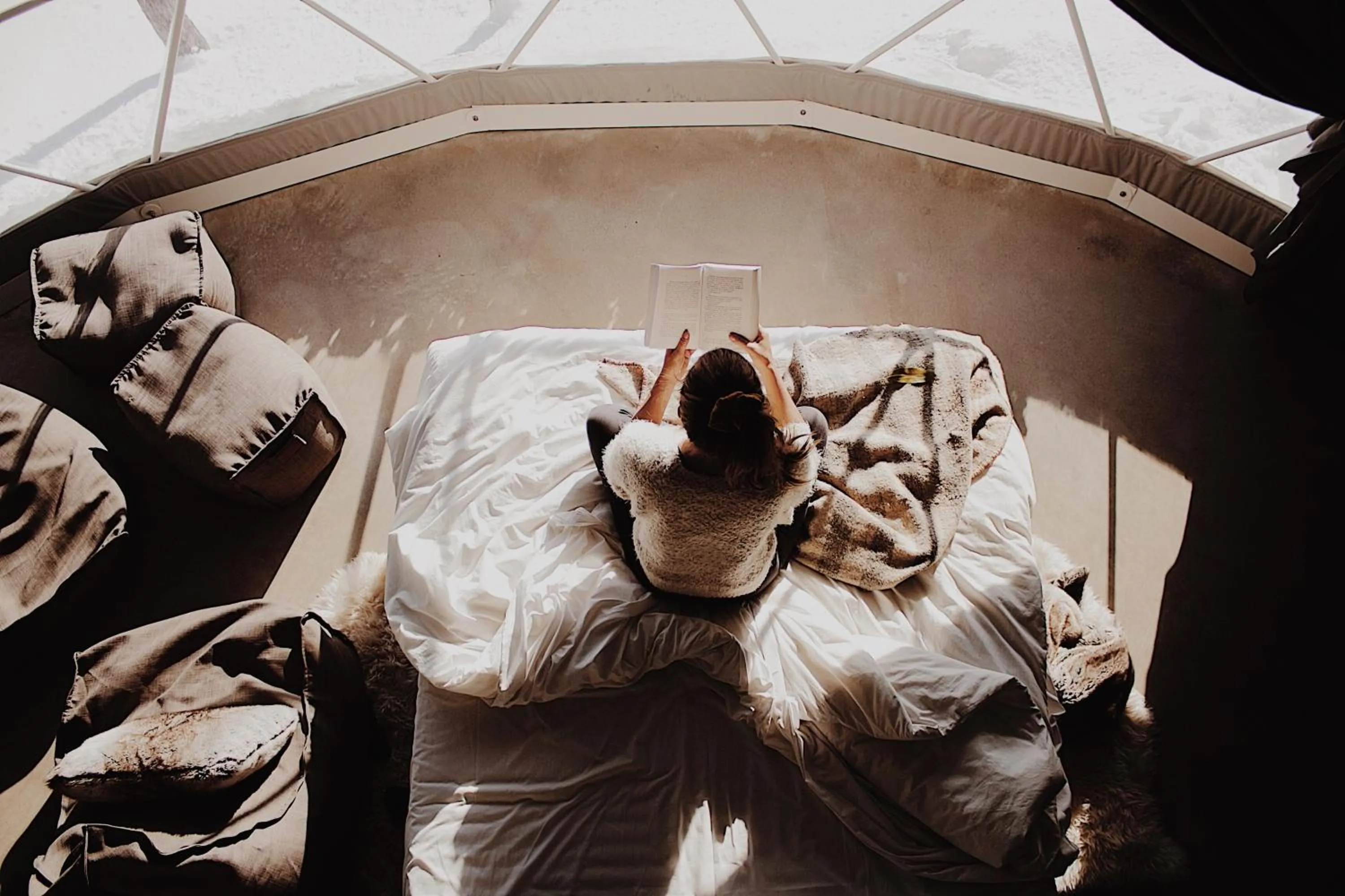 Bed in Dômes Charlevoix