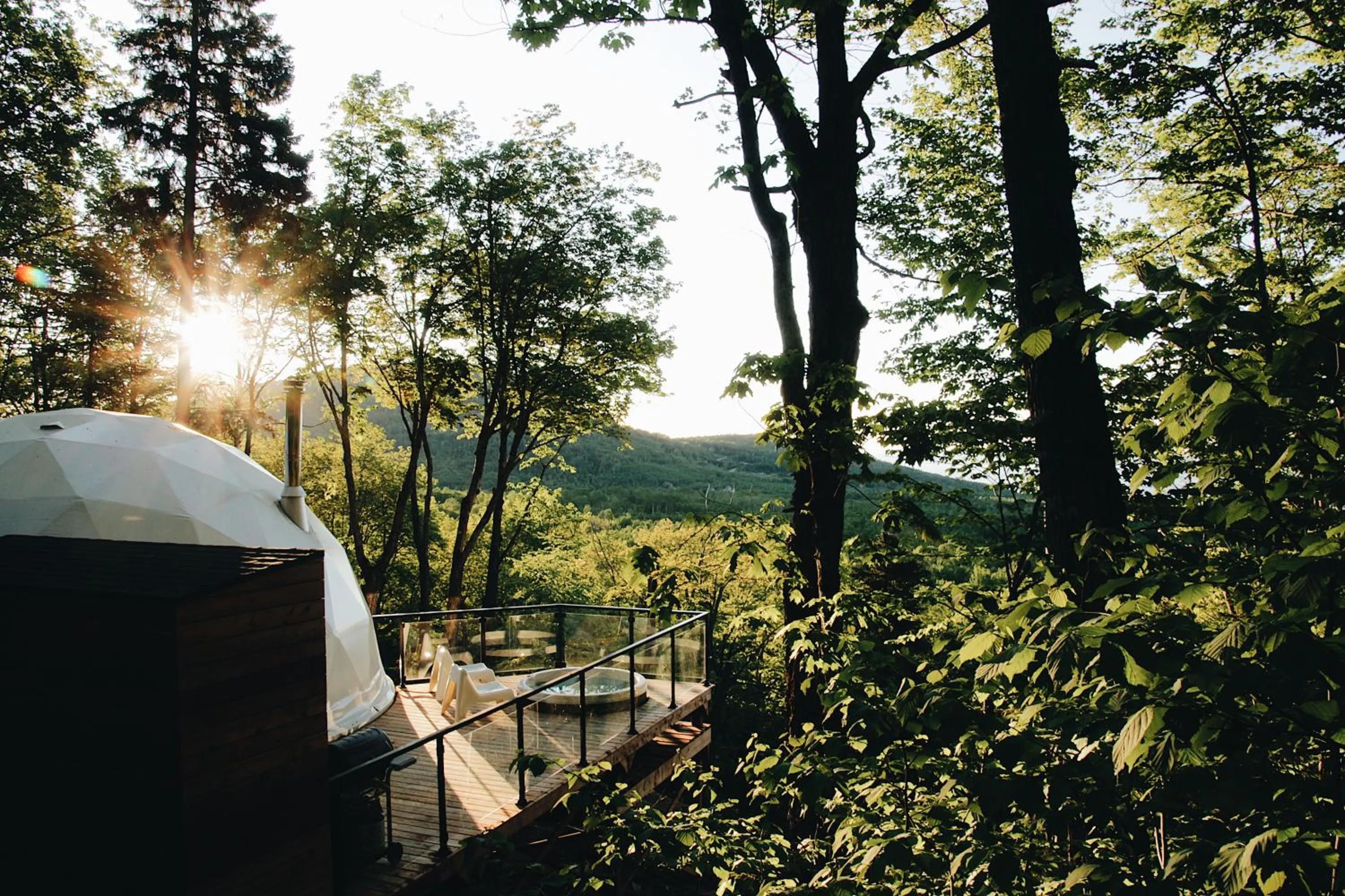 View (from property/room) in Dômes Charlevoix