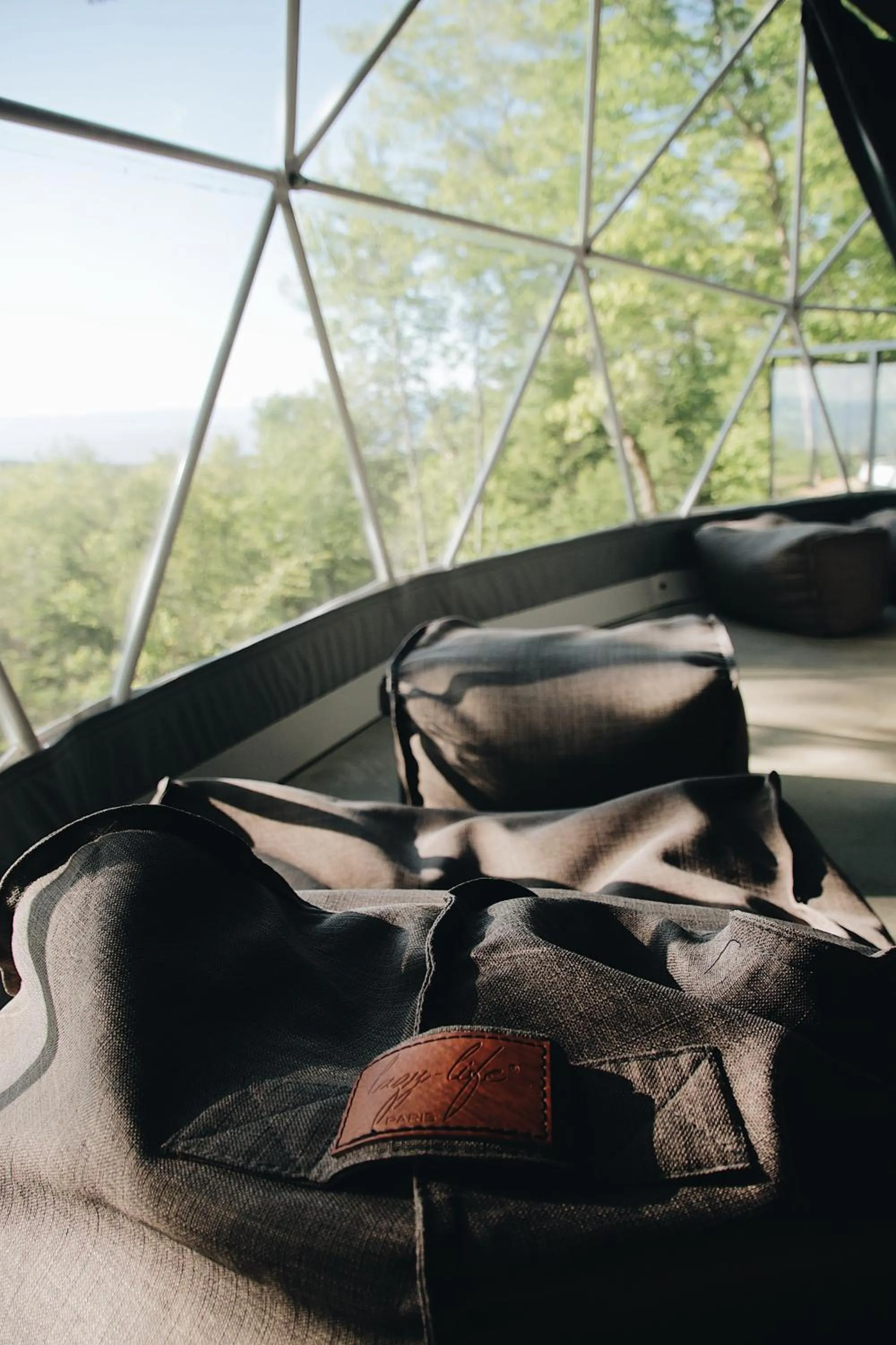 Seating area in Dômes Charlevoix