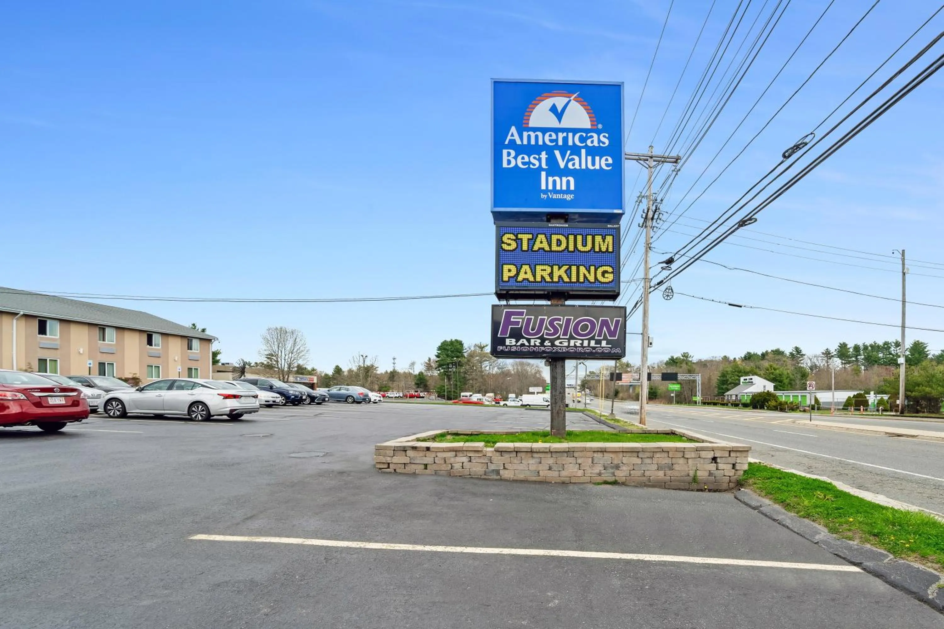 Property logo or sign in Americas Best Value Inn Foxboro