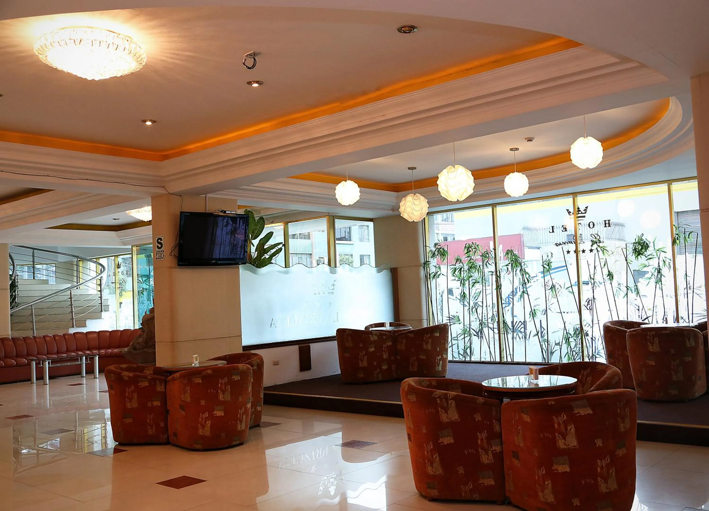 Lobby or reception in Hotel Princesa
