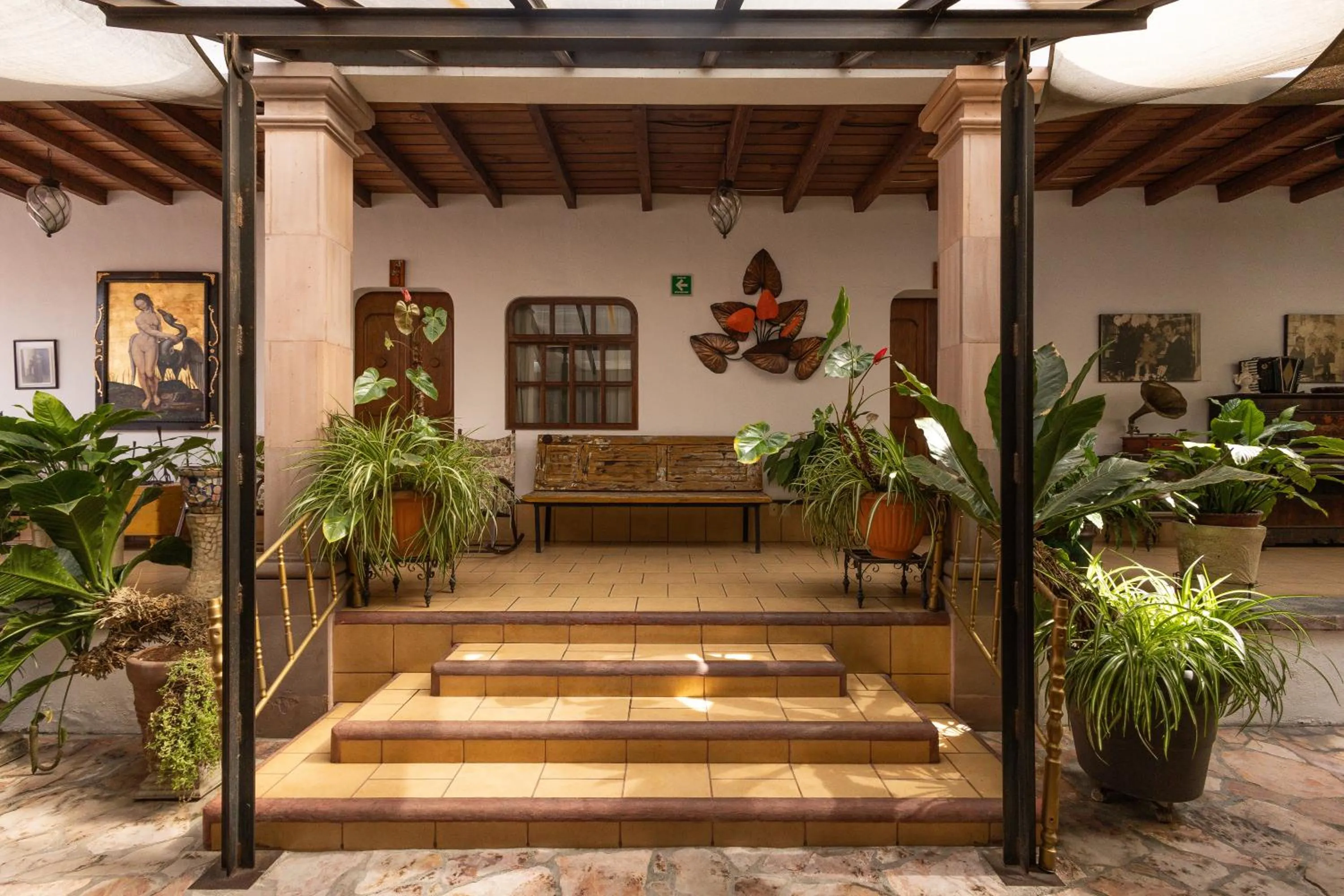 Garden view in Hotel-Boutique La Casa De Los Recuerdos