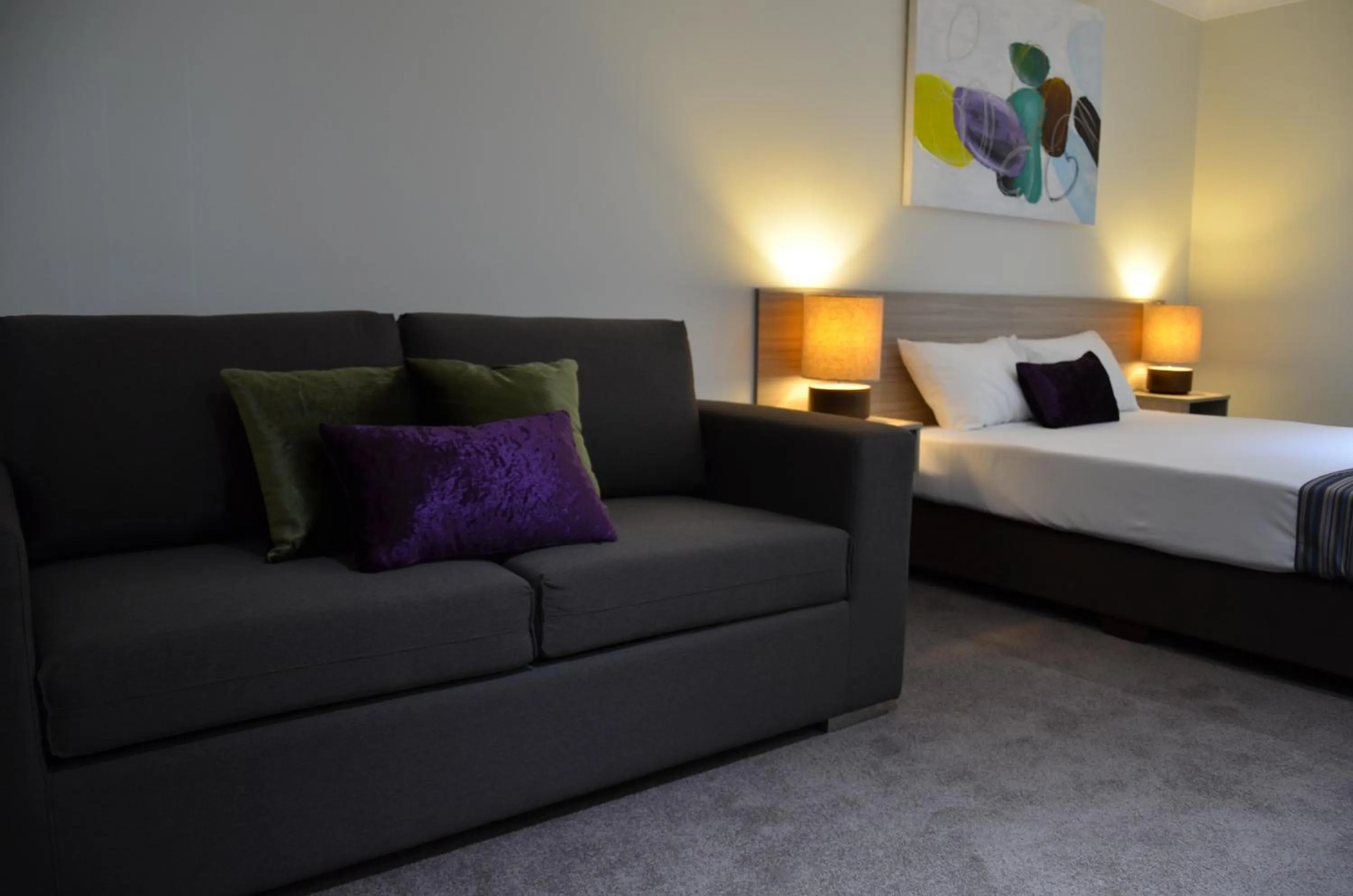 Bed in Beachside Boutique Motel Mackay