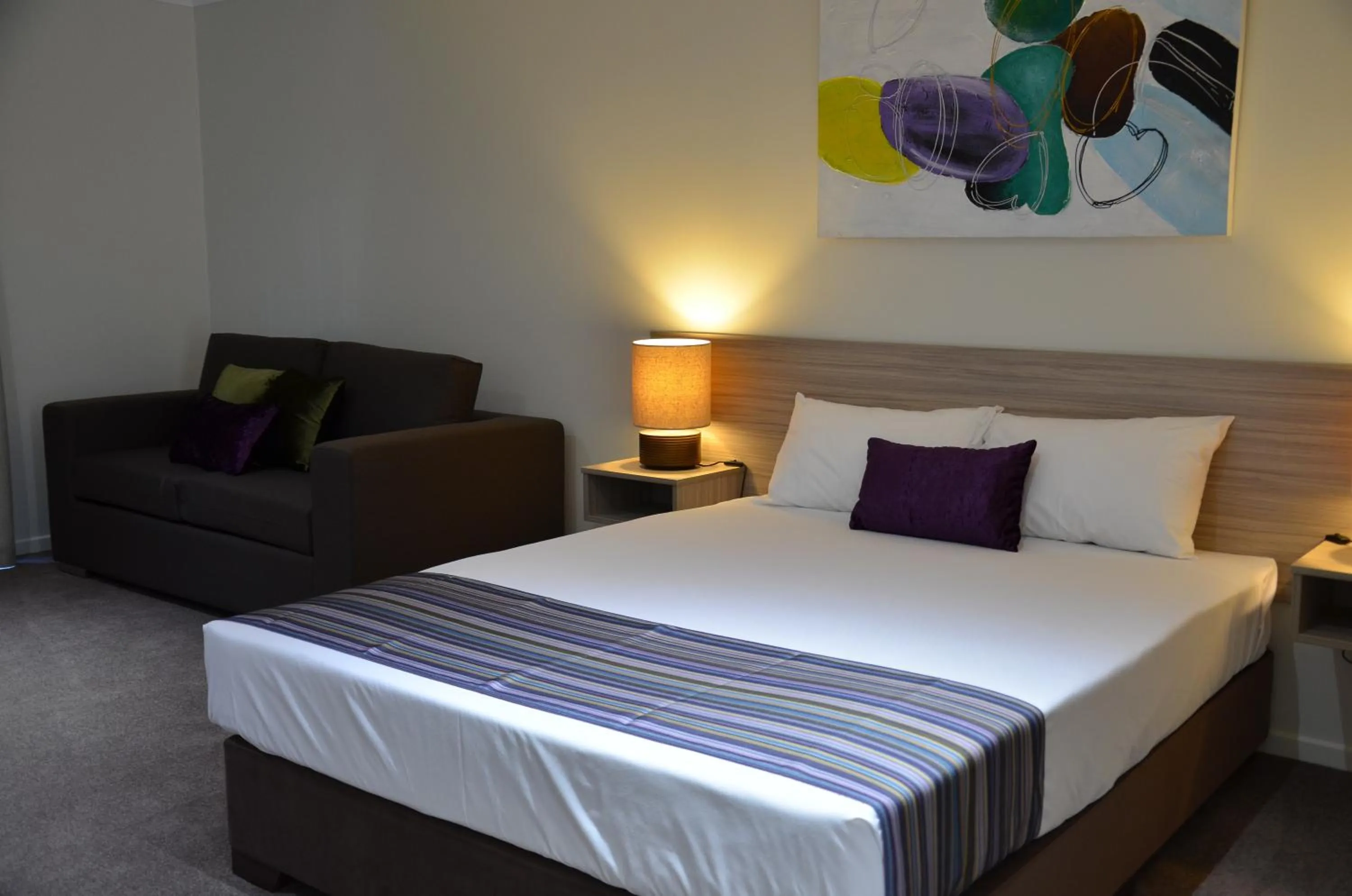 Bed in Beachside Boutique Motel Mackay