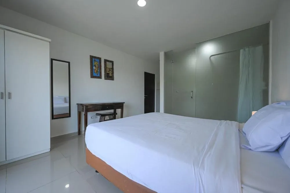 Bed in The Lavana Tresna Villa 7 Nusa Dua