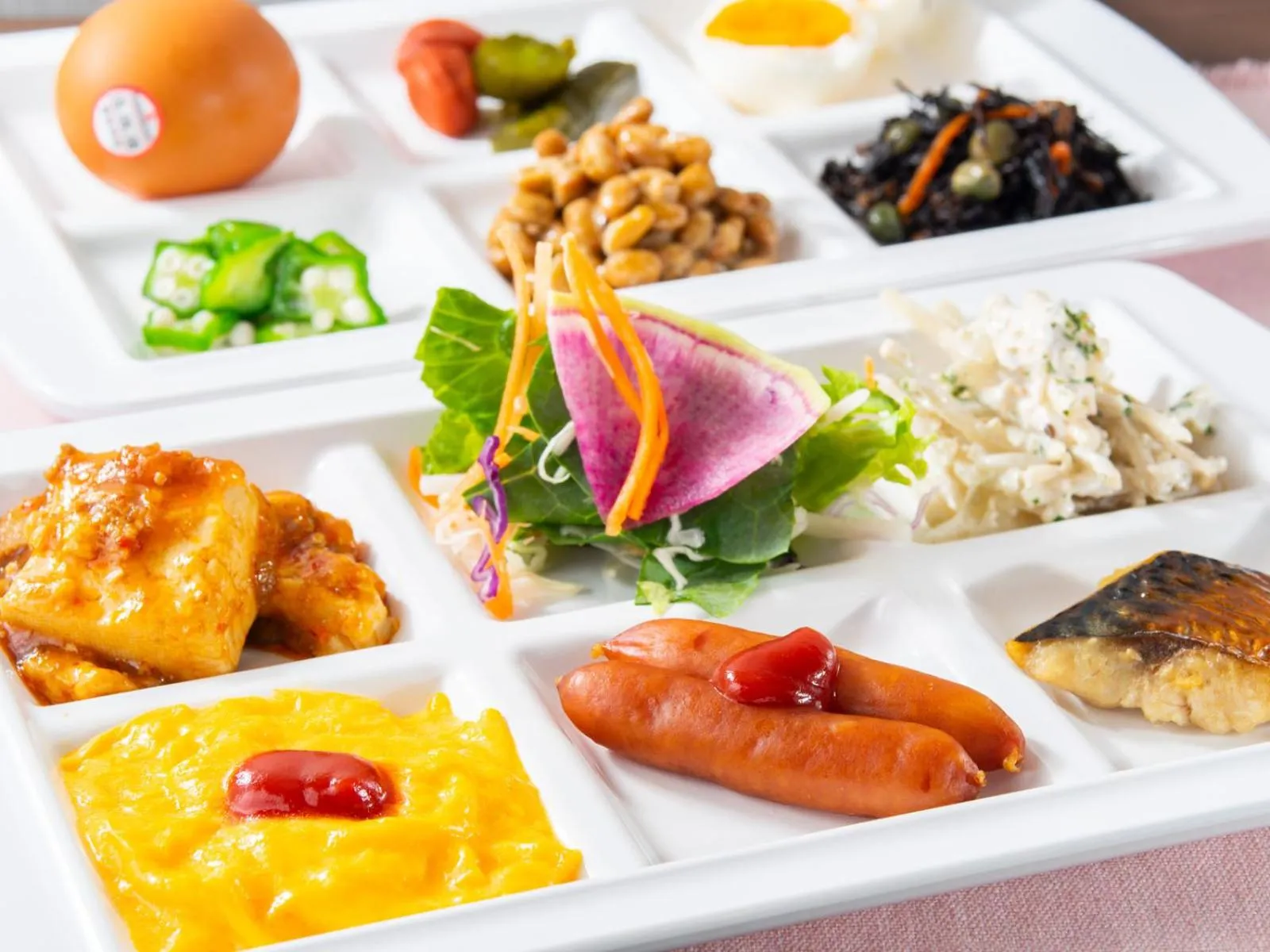 Food close-up in Super Hotel Shinyokohama