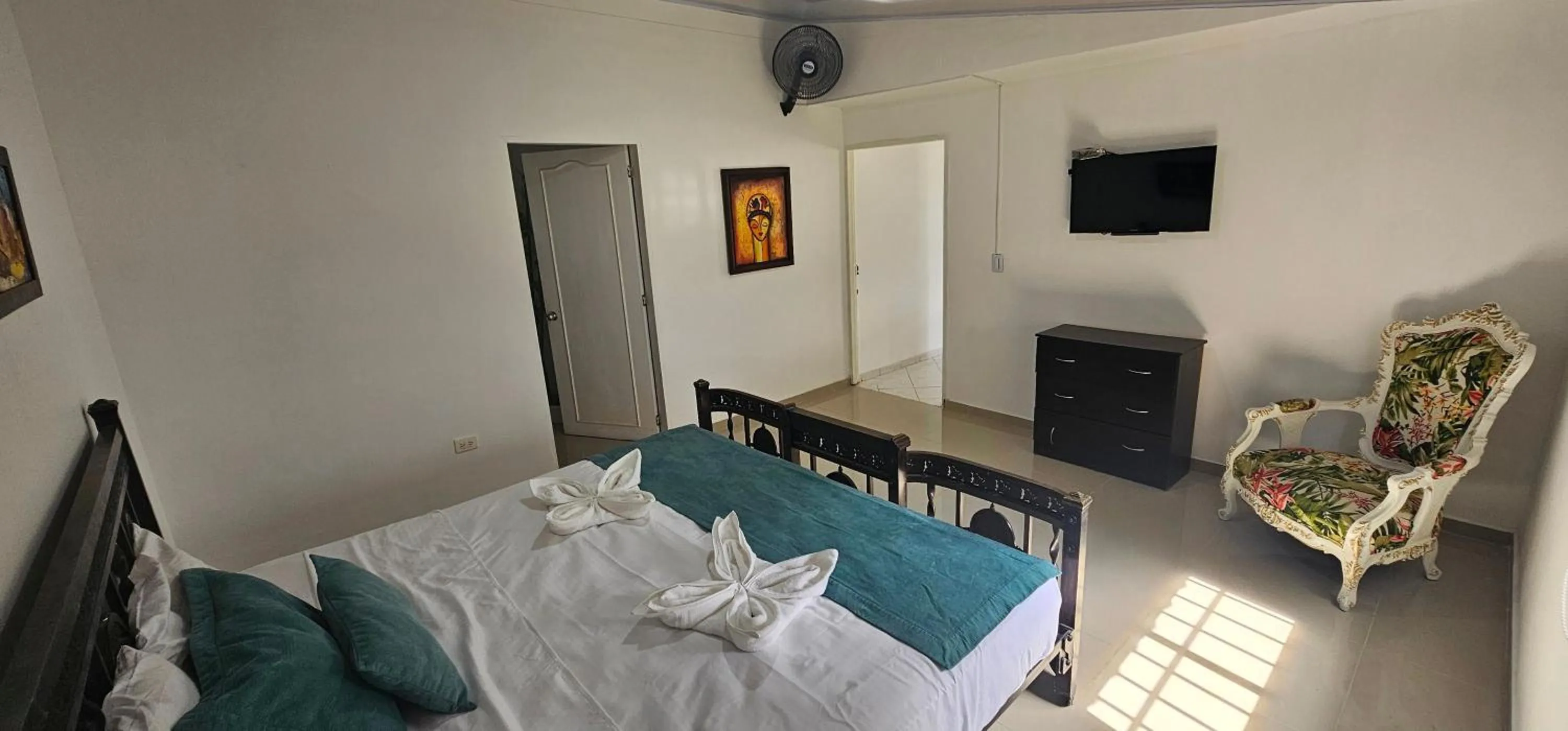 Bed in Cabañas Cafeteras Cerritos