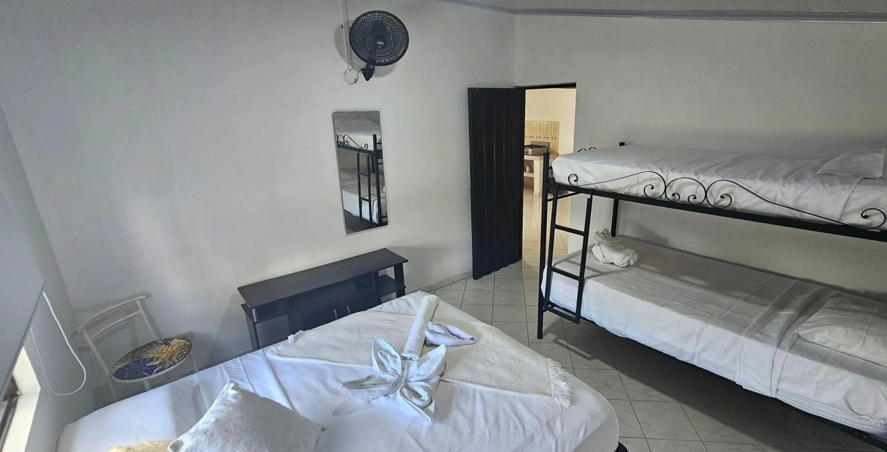 Bed in Cabañas Cafeteras Cerritos