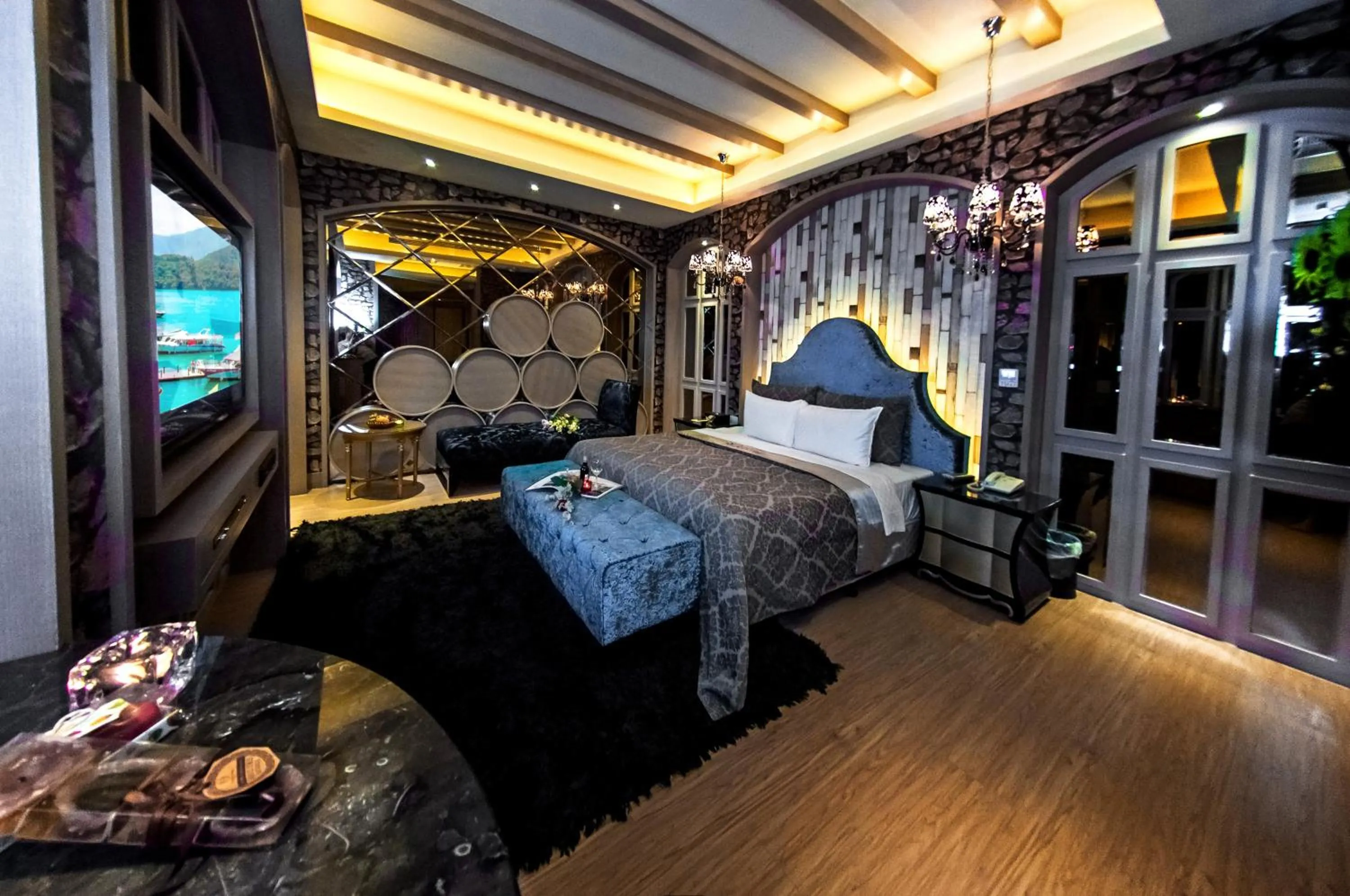 Photo of the whole room, Bed in Jinsha Motel