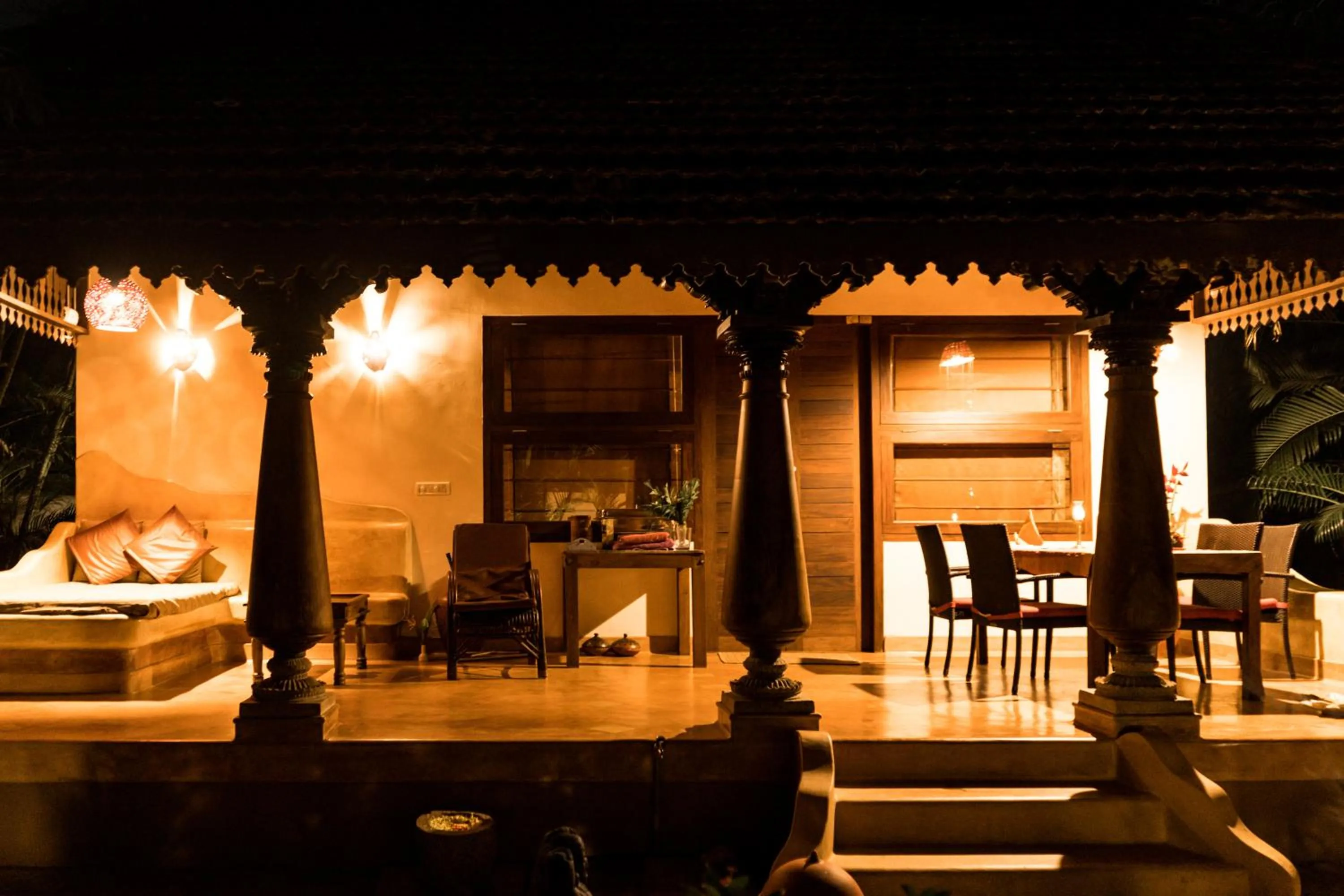 Patio in Amritara A Beach Symphony