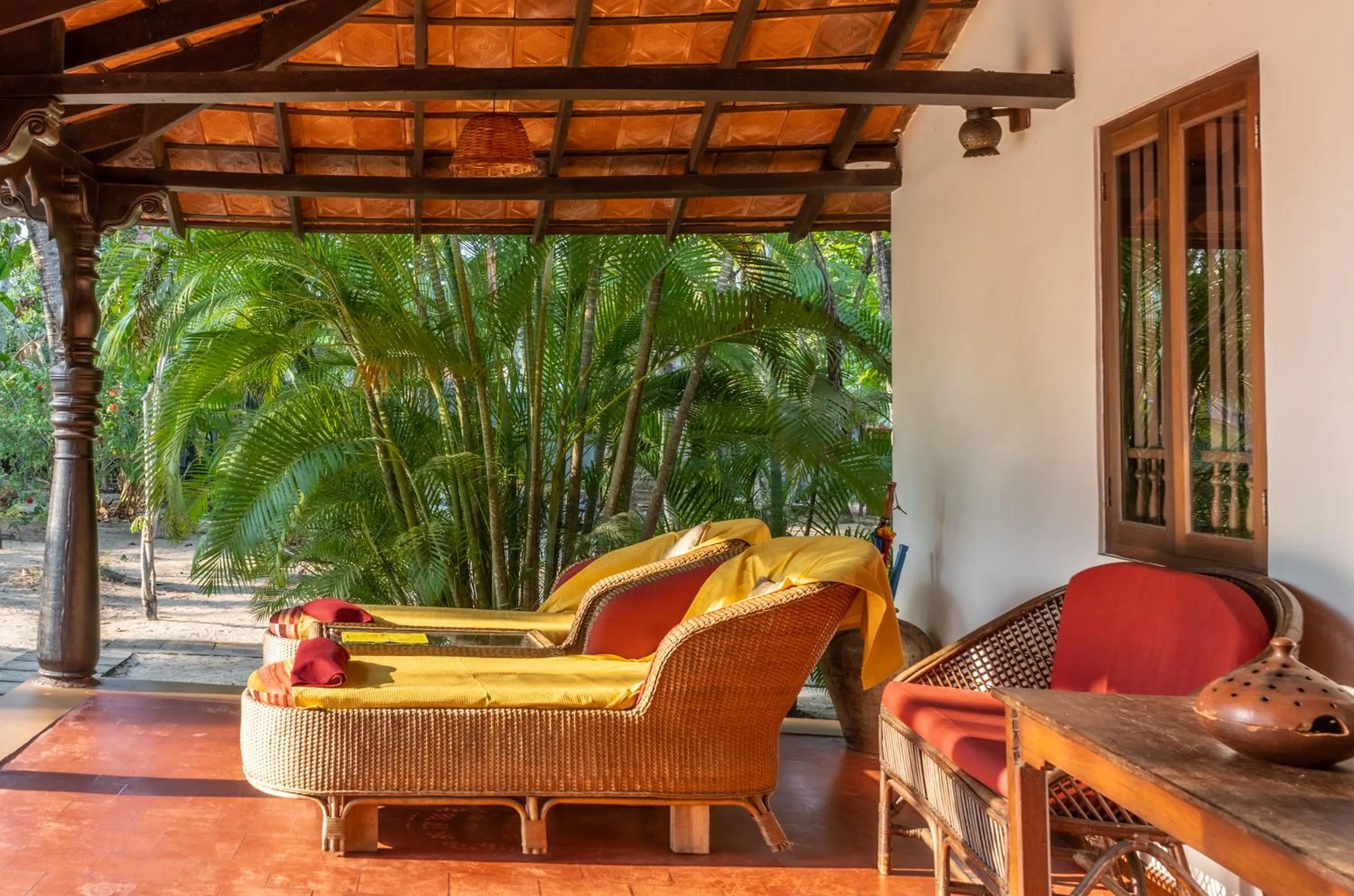 Patio in Amritara A Beach Symphony