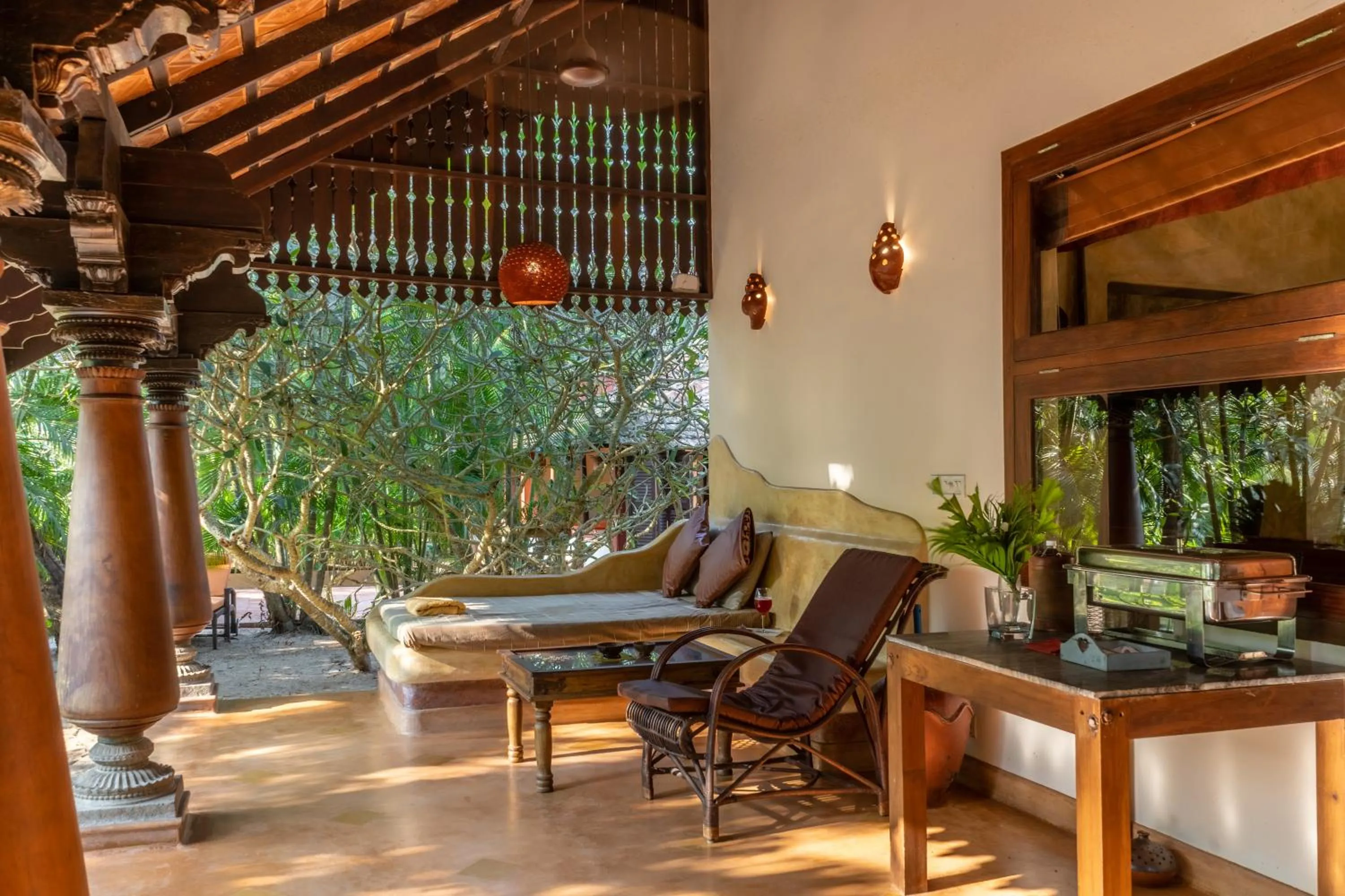 Seating area in Amritara A Beach Symphony