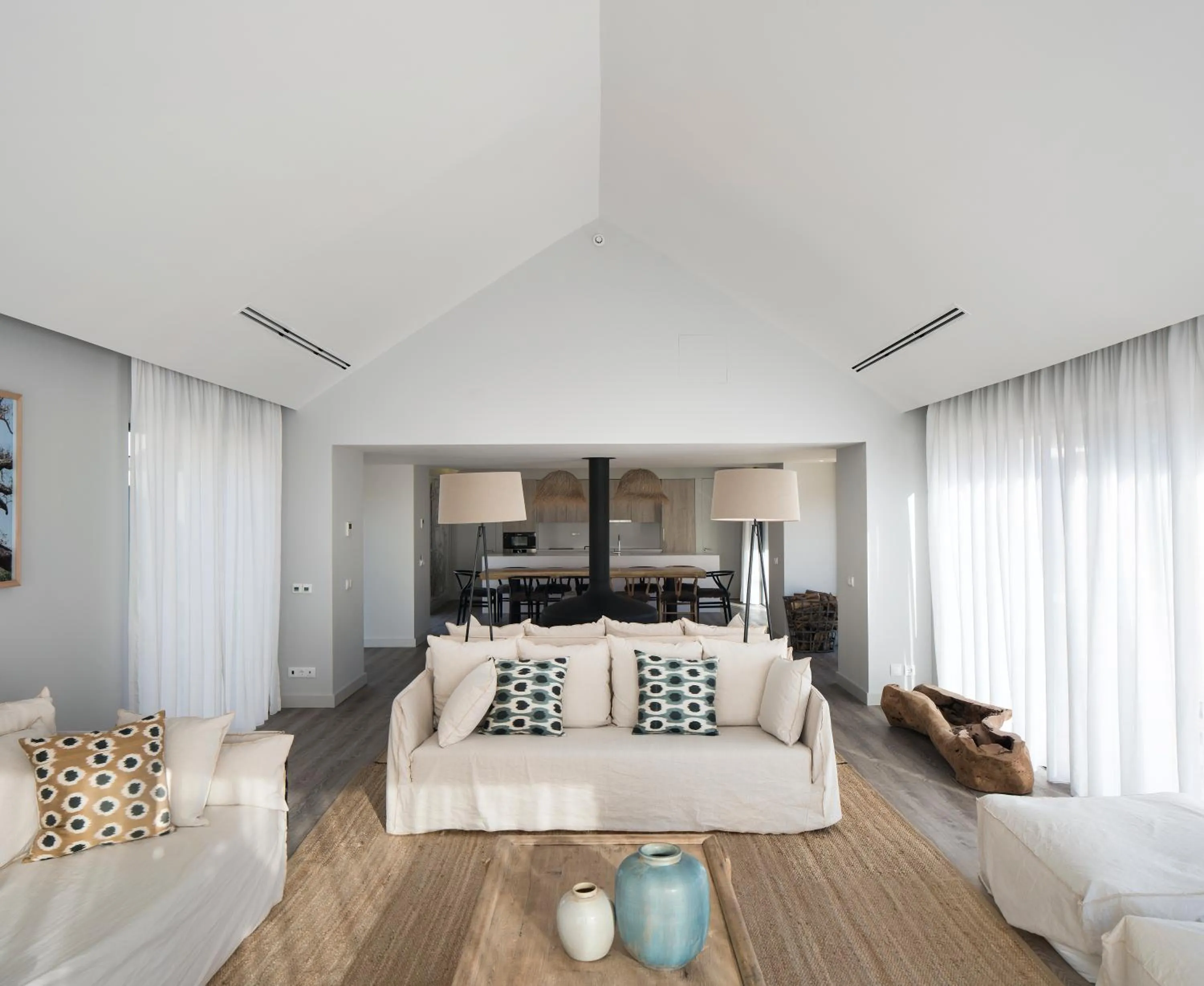 Living room, Bed in Sublime Comporta Country Retreat & SPA