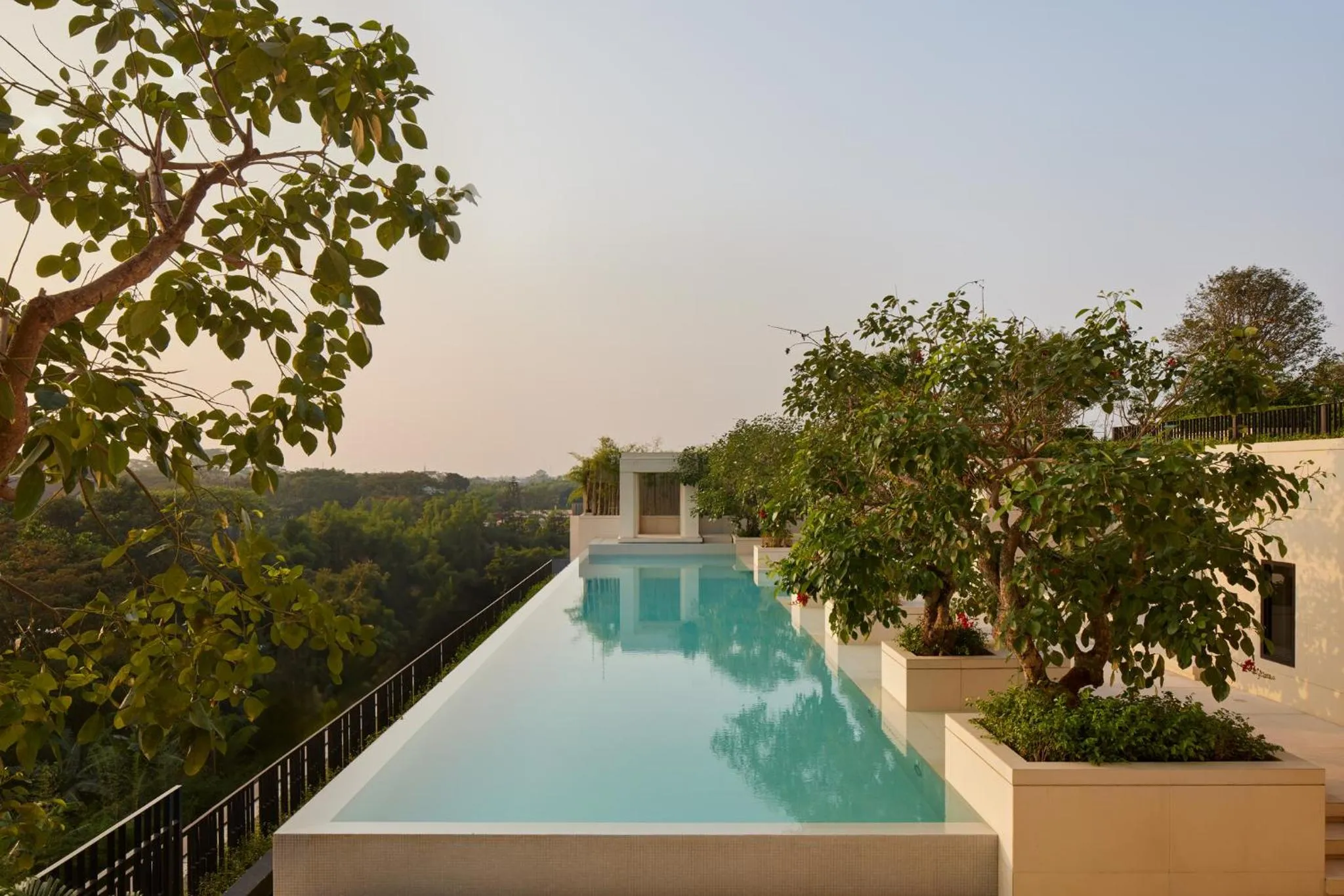 Pool view in Hotel Tentrem Jakarta