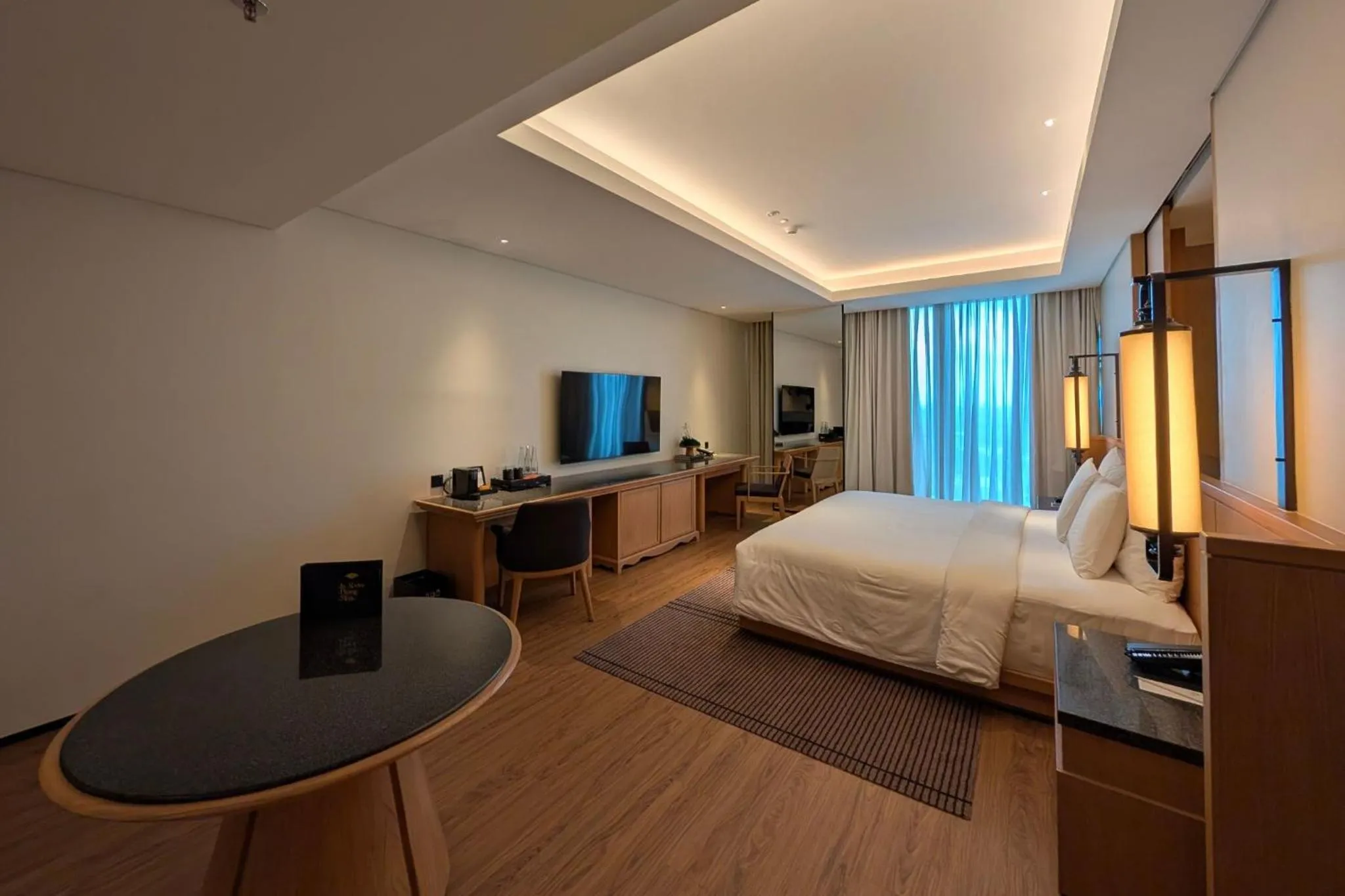 Bed in Hotel Tentrem Jakarta