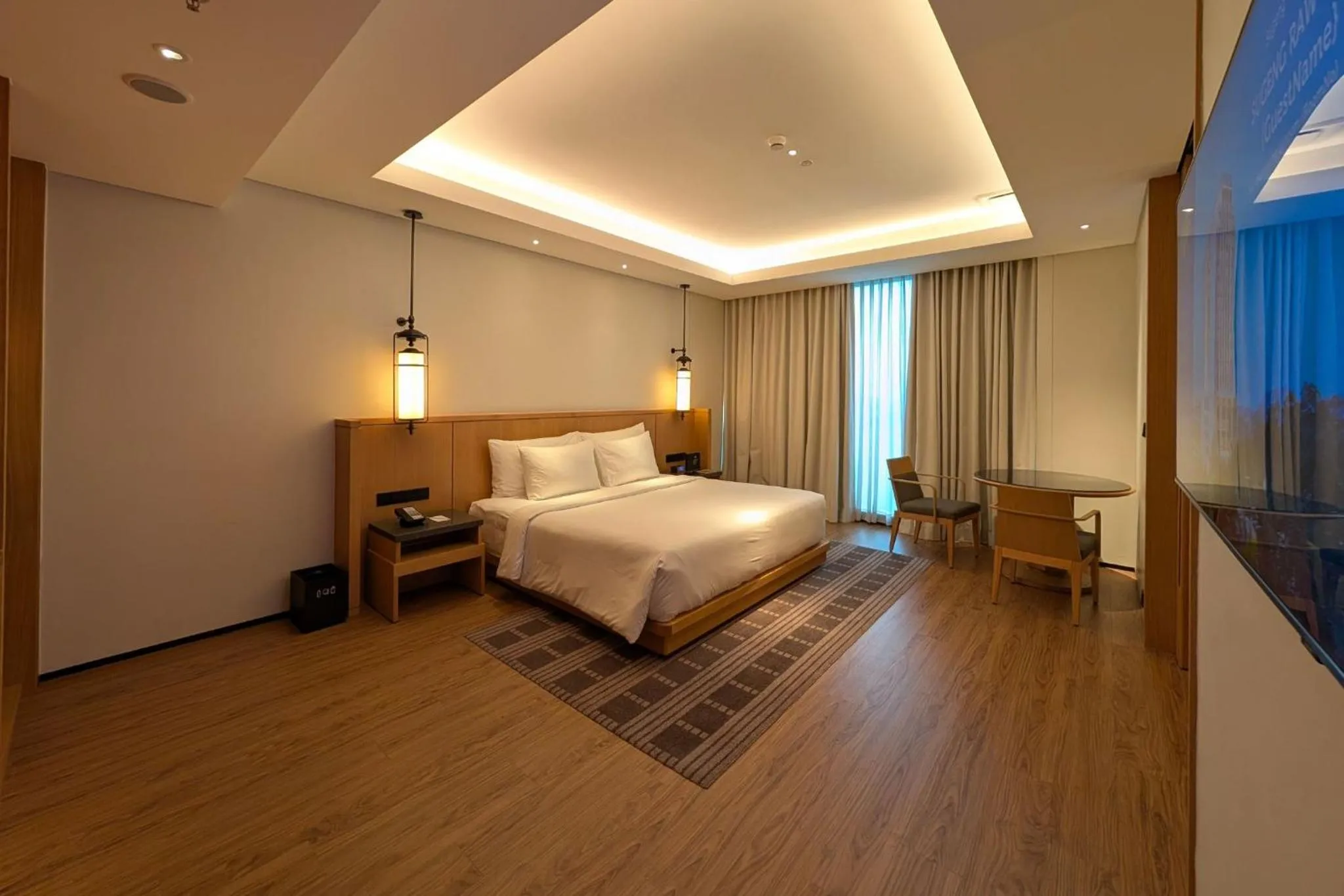 Bed in Hotel Tentrem Jakarta