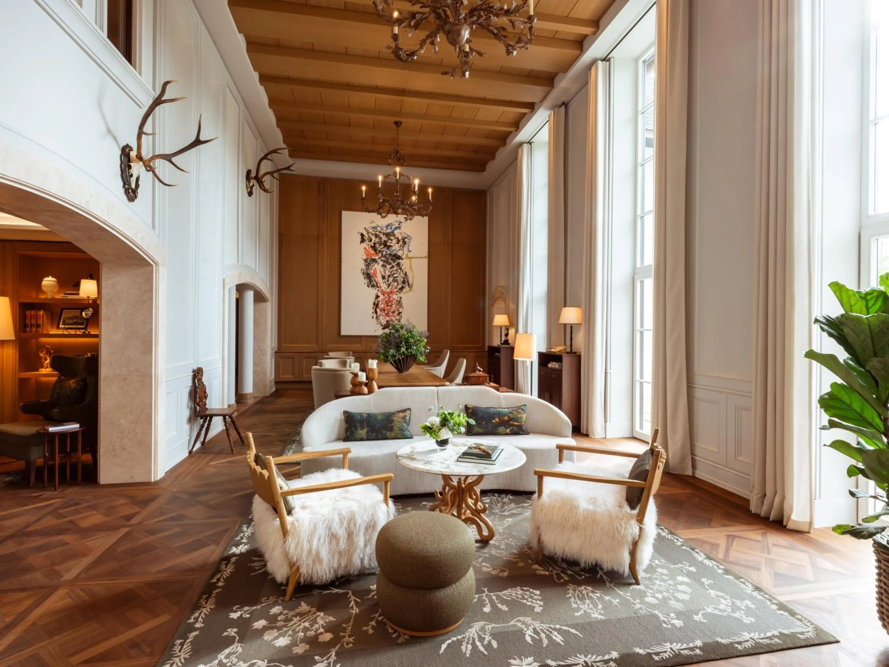 Lobby or reception in Rosewood Schloss Fuschl