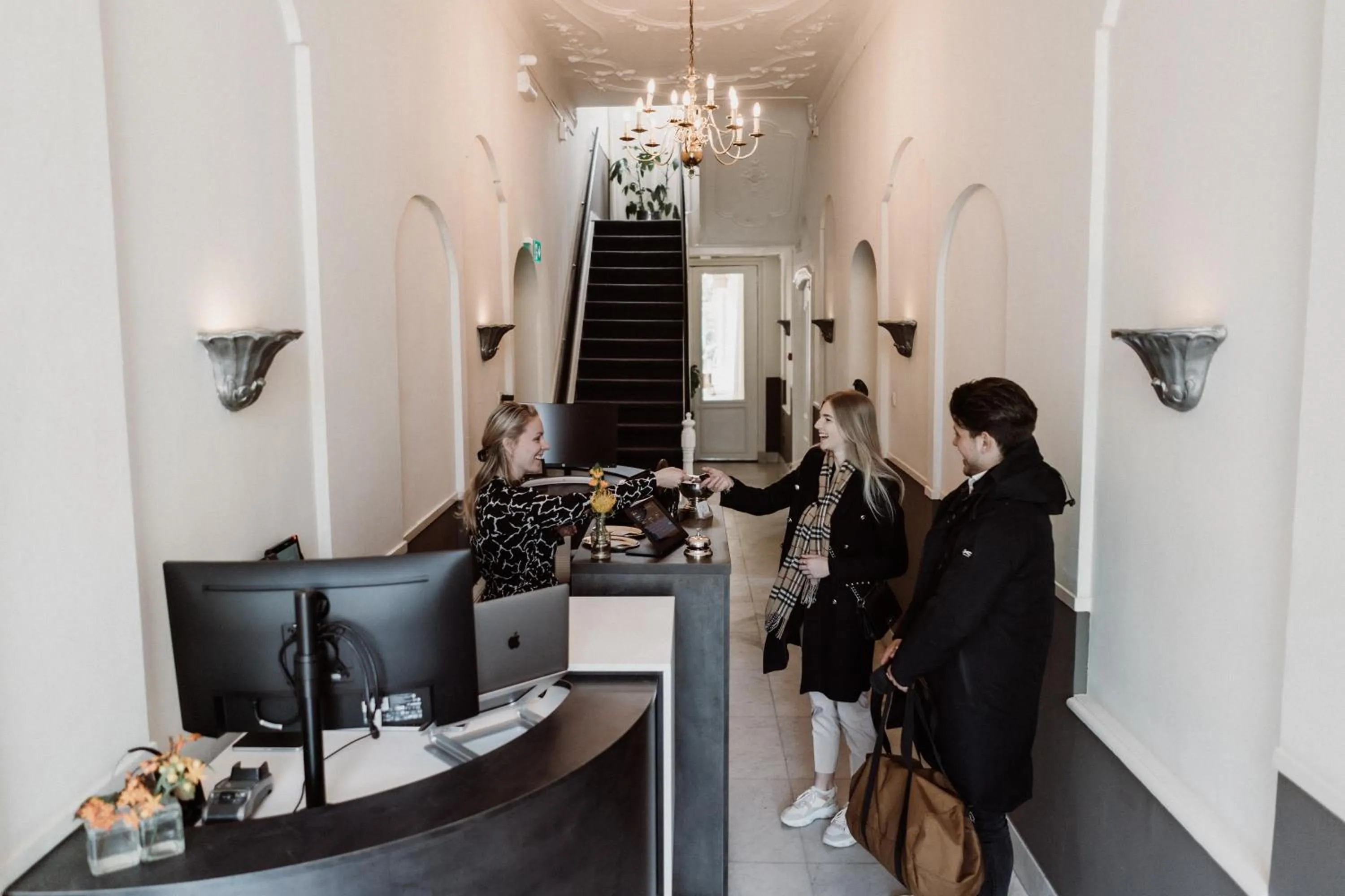 Lobby or reception in Châteauhotel De Havixhorst