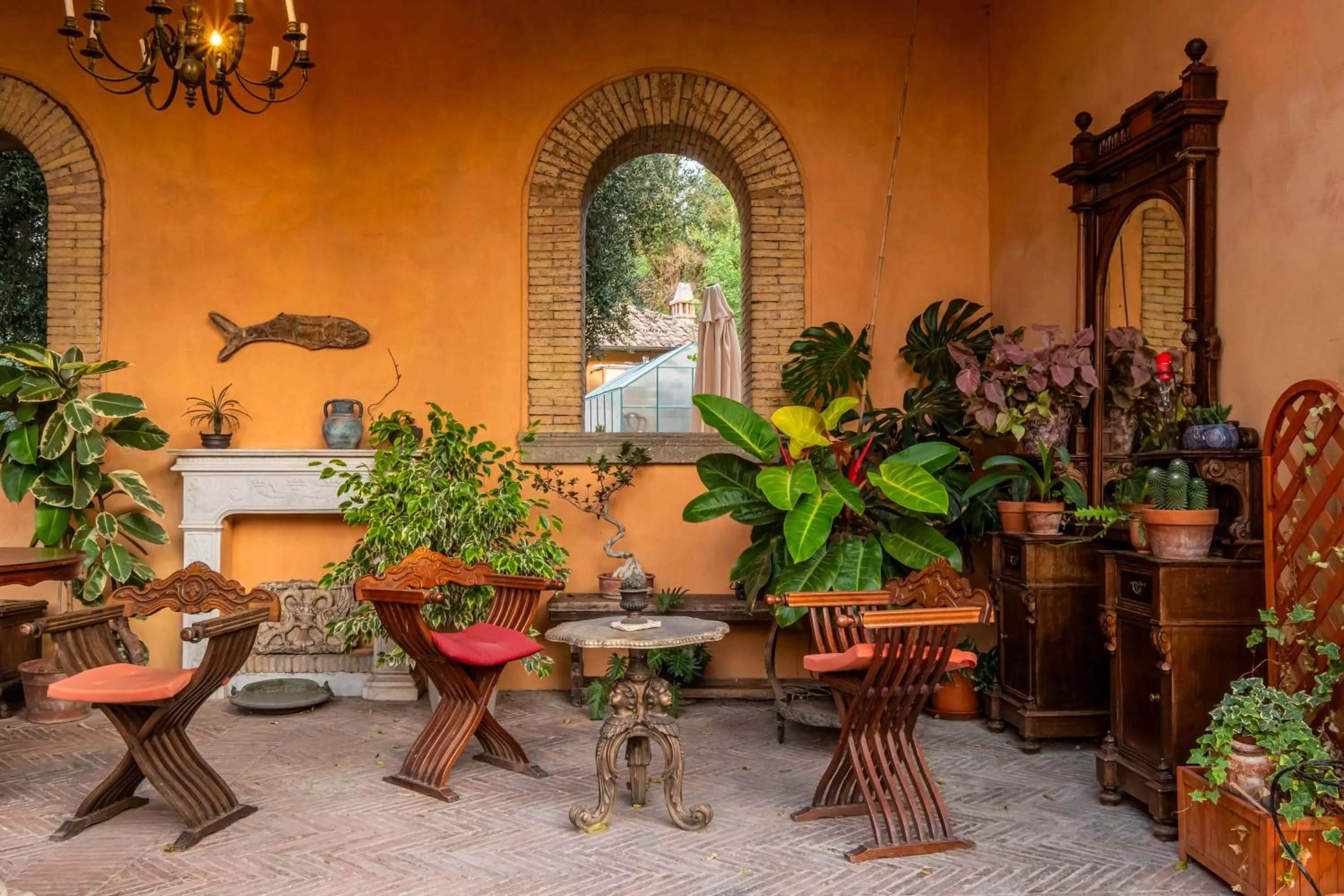 Patio in Villa Alberici
