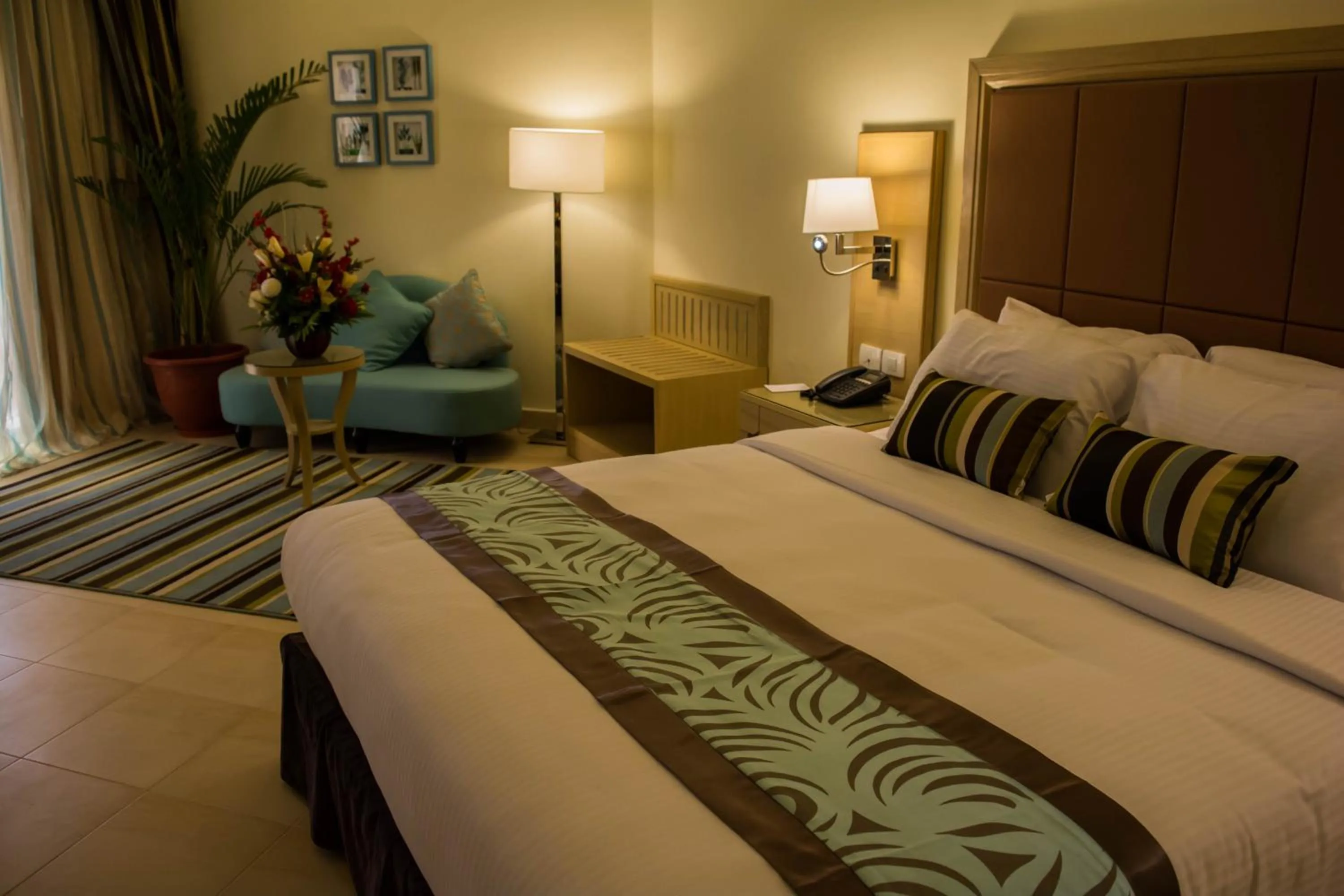 Bed in Tolip Taba Resort And Spa