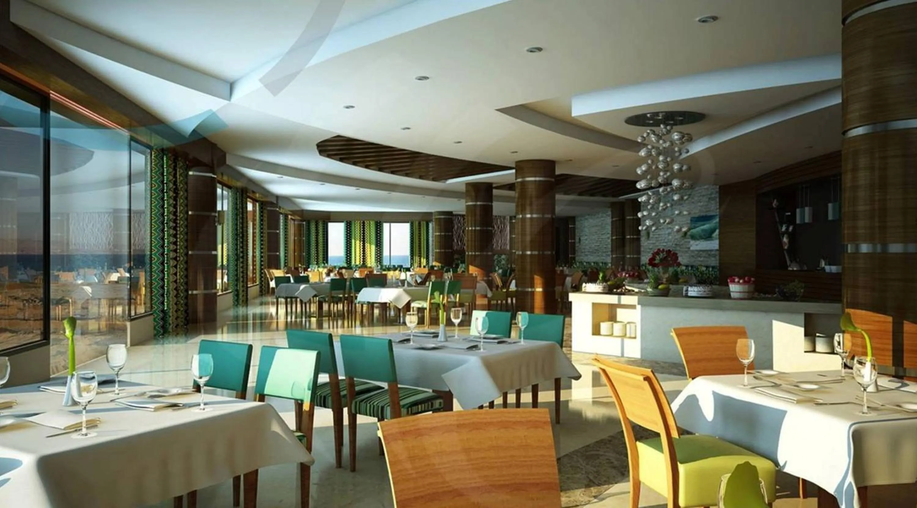 Restaurant/places to eat in Tolip Taba Resort And Spa