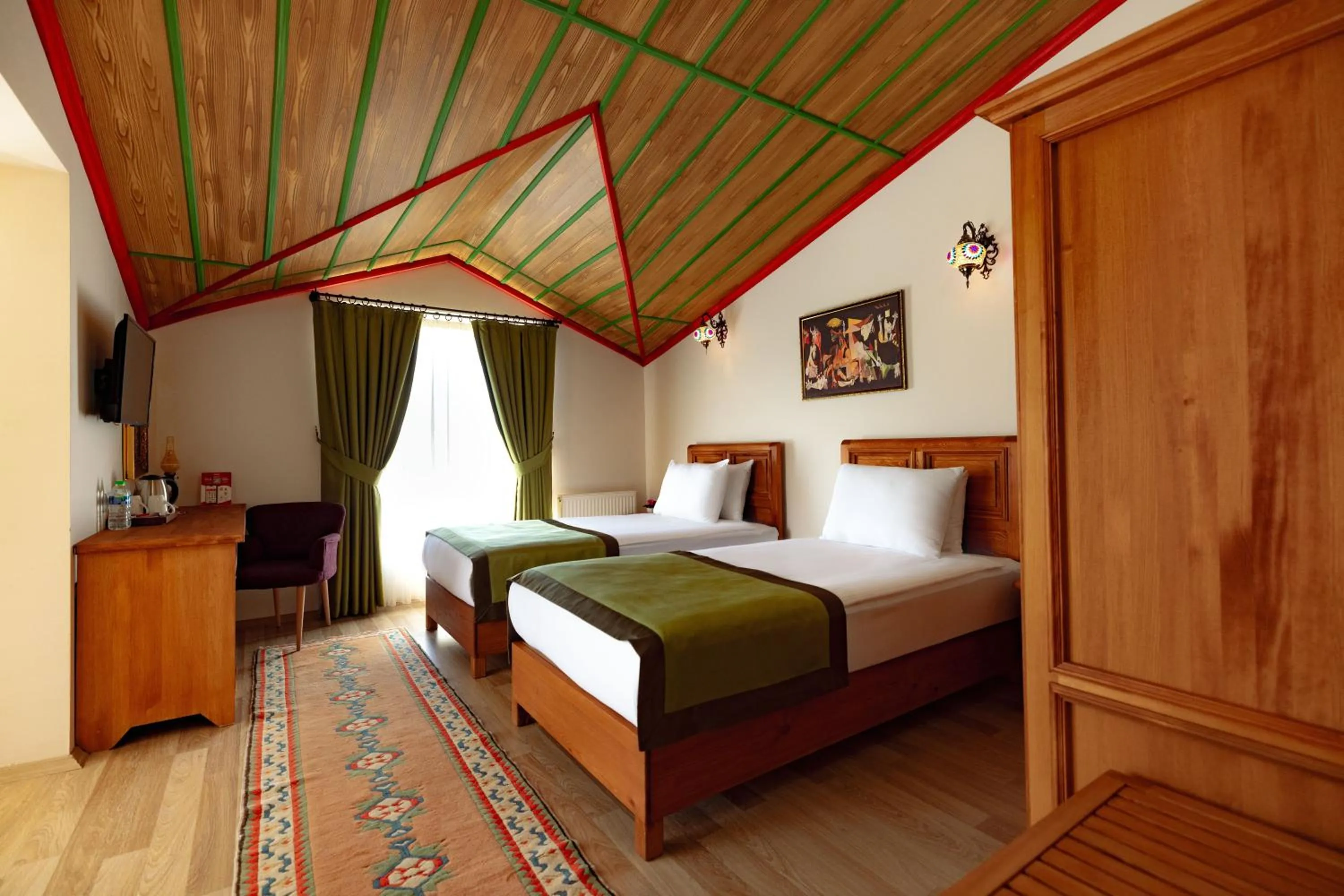 Bed in Cappadocia Villa Comfort