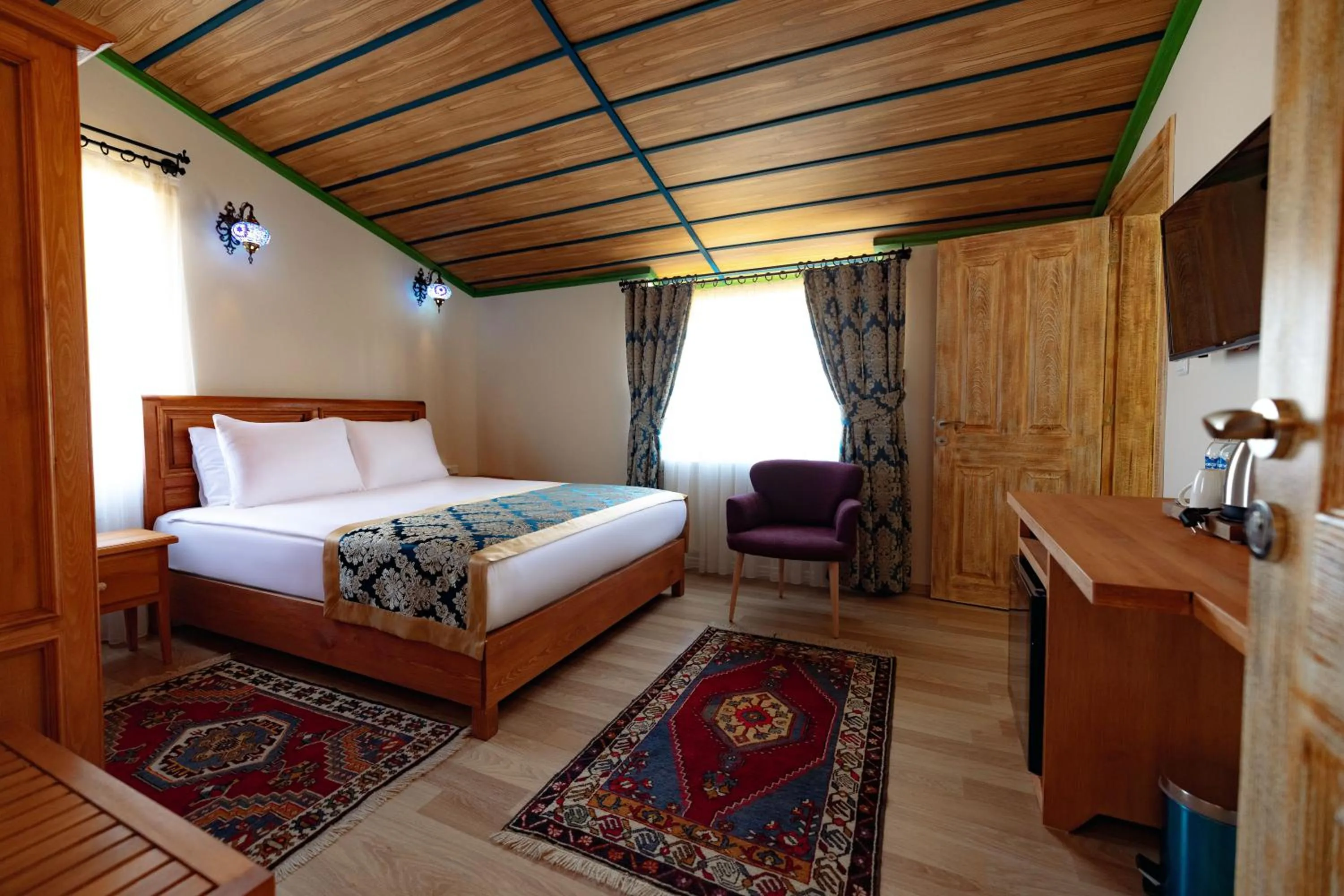 Bed in Cappadocia Villa Comfort
