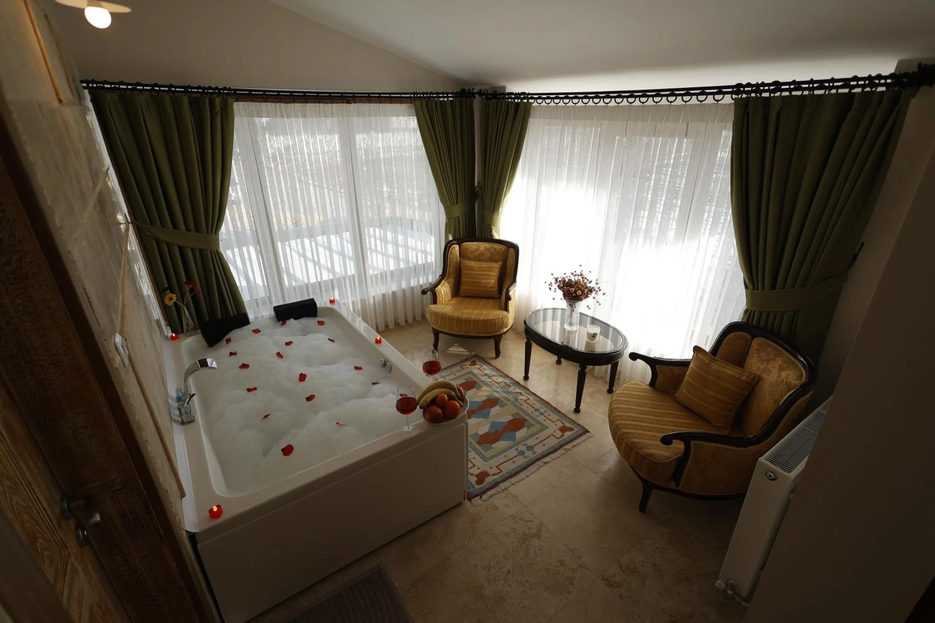 Seating area in Cappadocia Villa Comfort