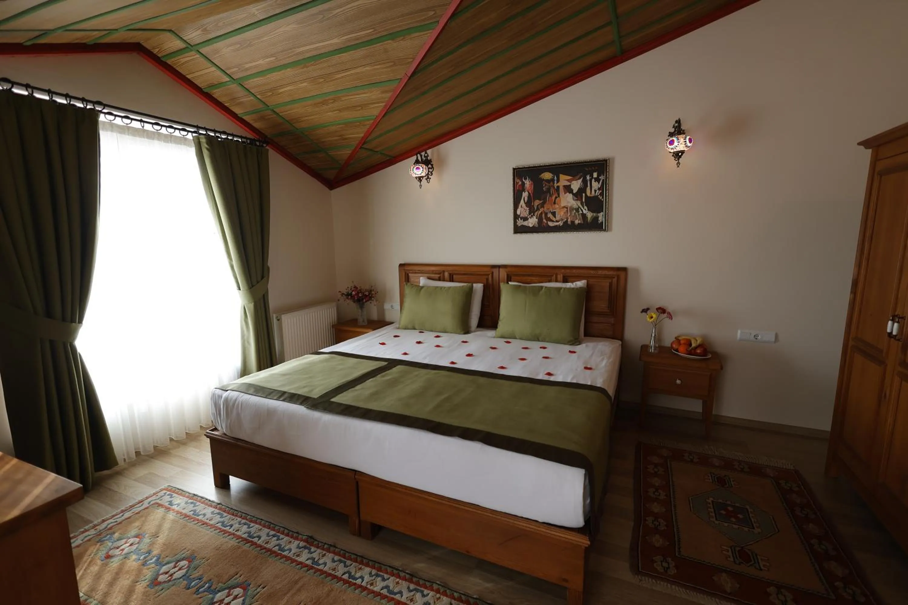Bed in Cappadocia Villa Comfort