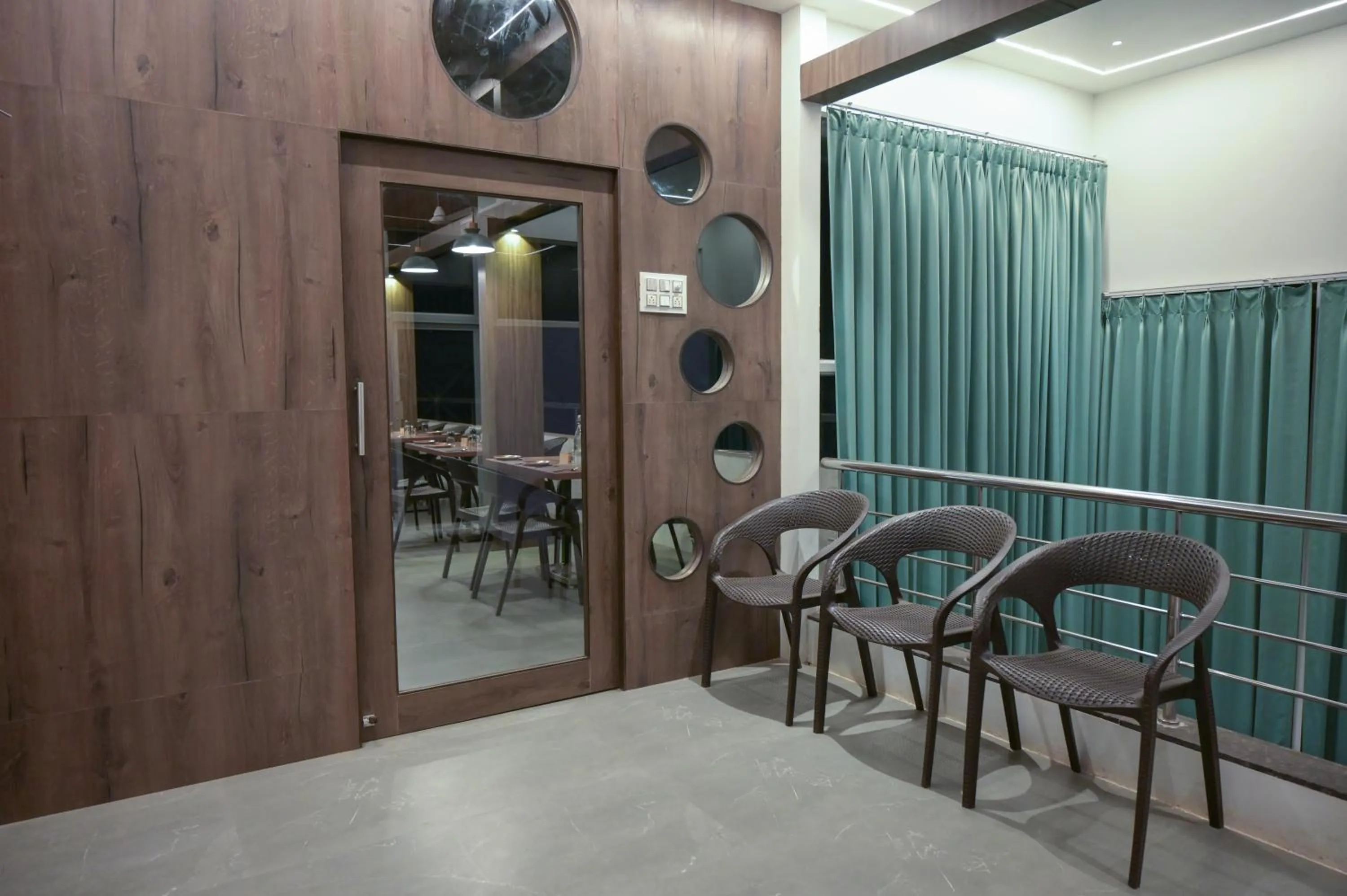 Seating area in Hotel Limelight