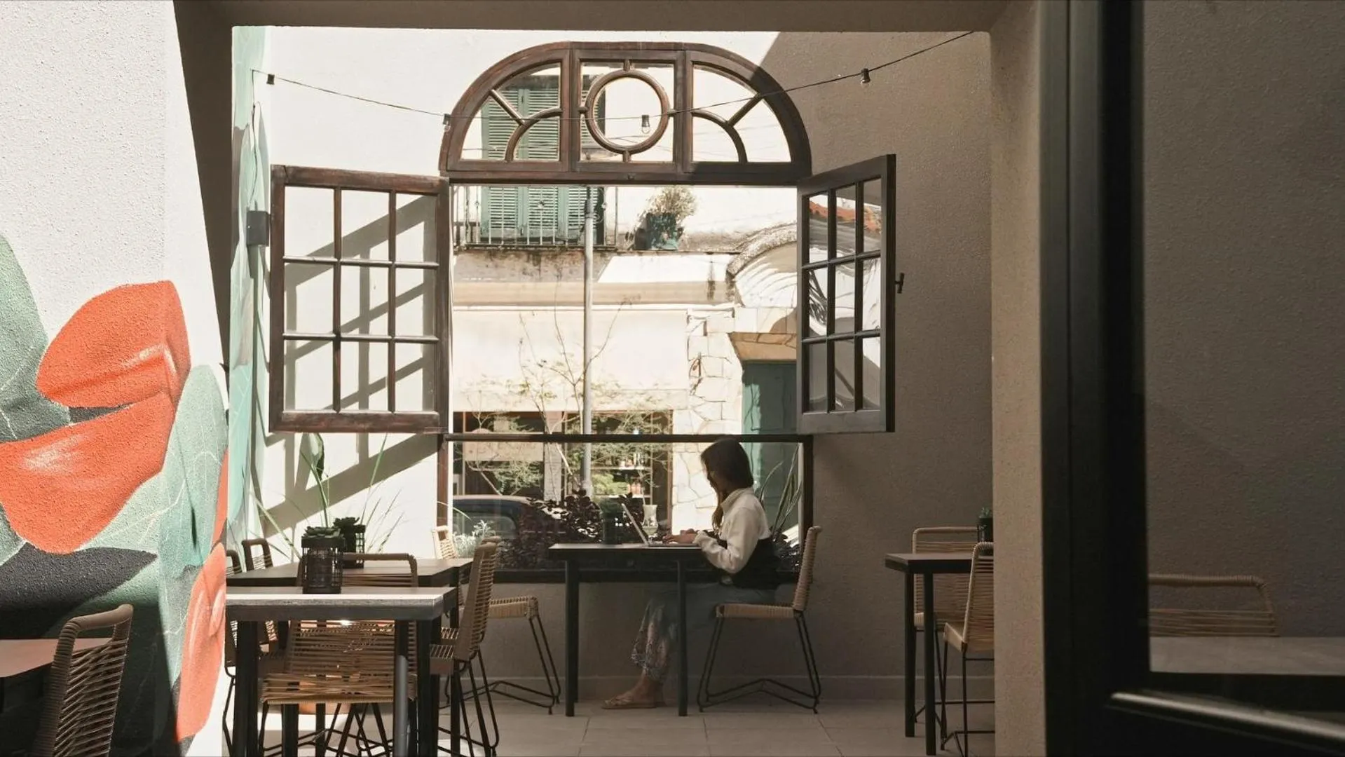 Patio in Hotel Caseros Salta