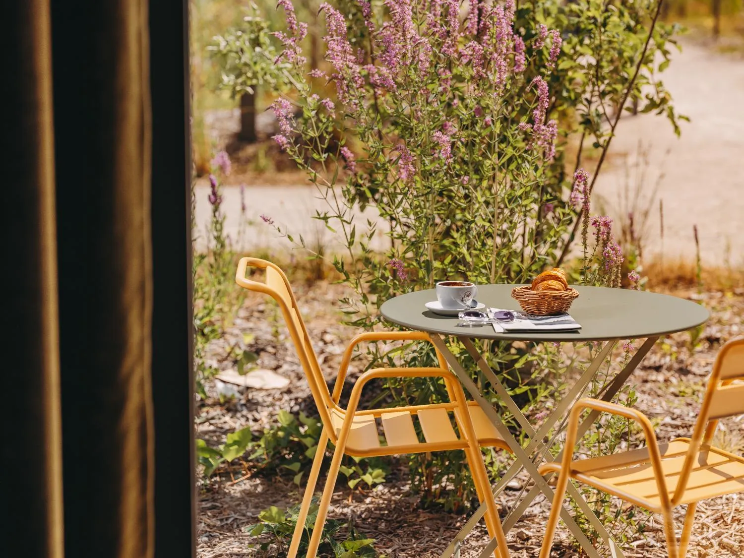 Garden in Hôtel le Bout du Parc de Versailles