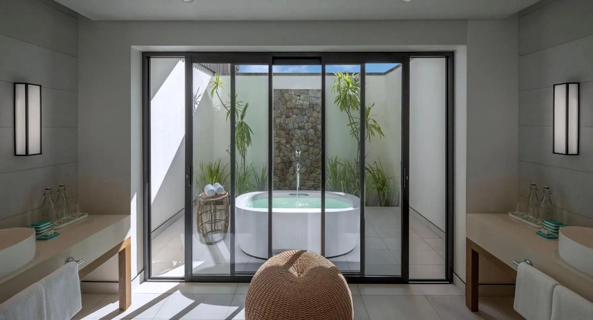 Bath in Avani+ Barbarons Seychelles