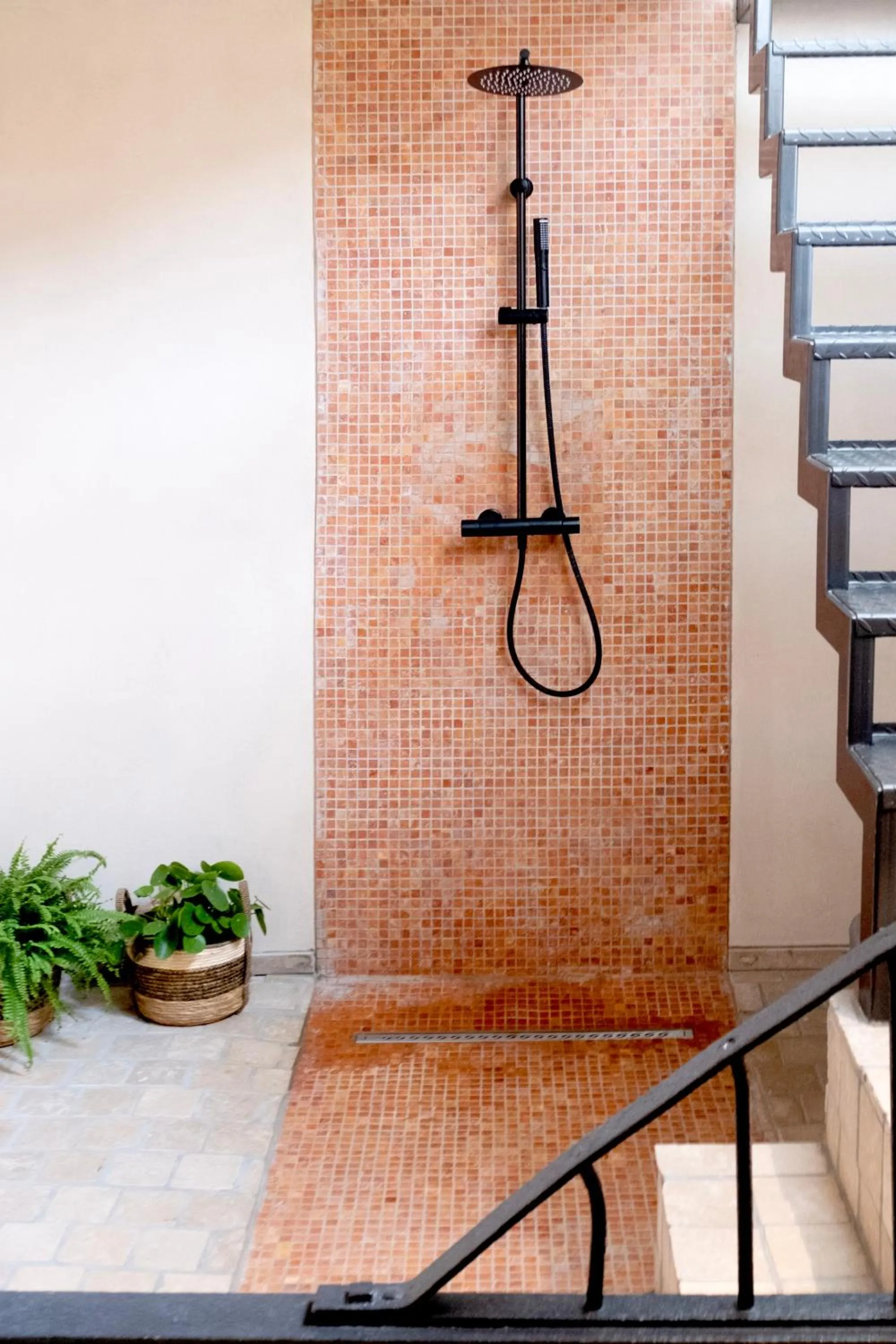 Shower in Suite & SPA à La Ferme 1802