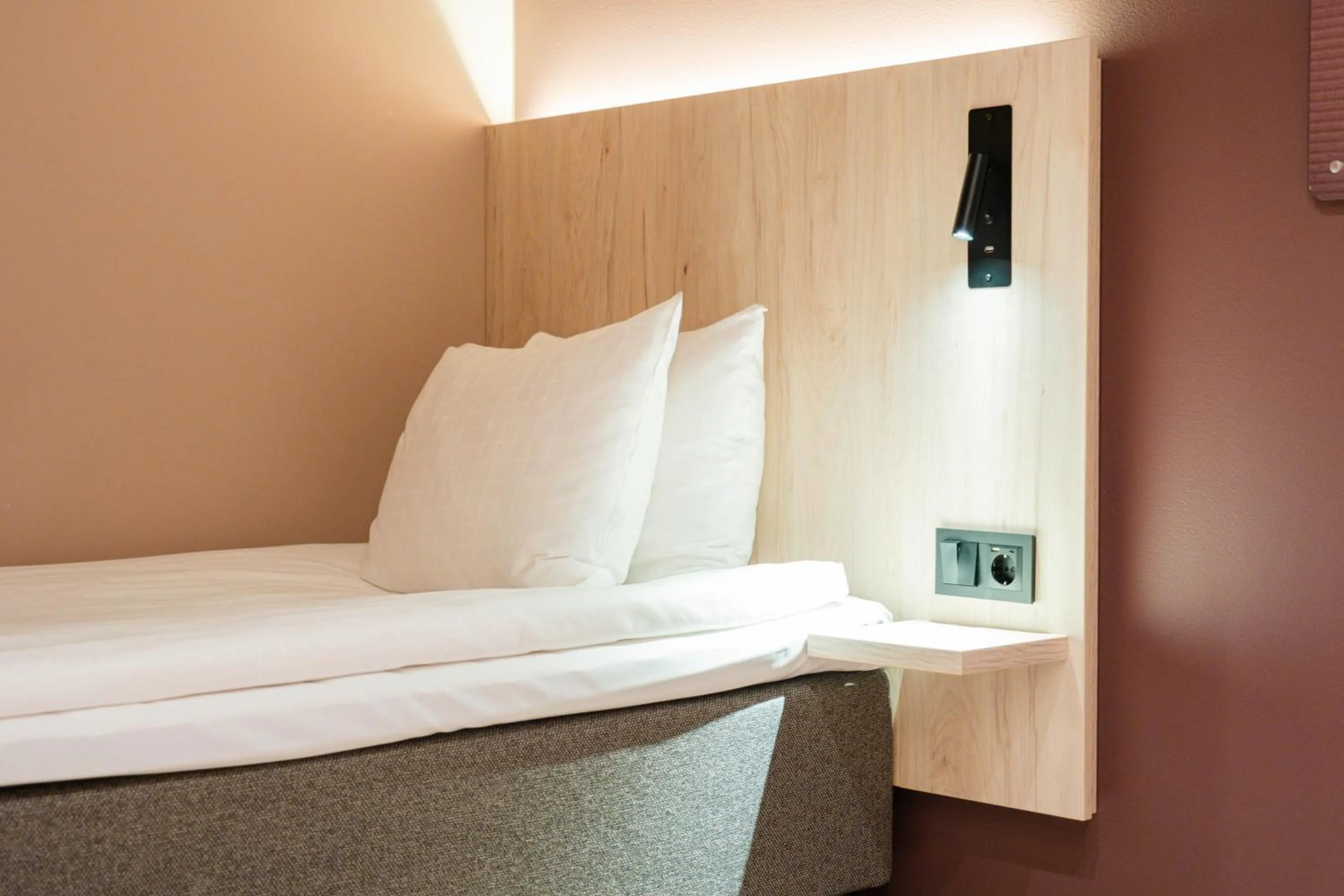 Bed in Citybox Stockholm