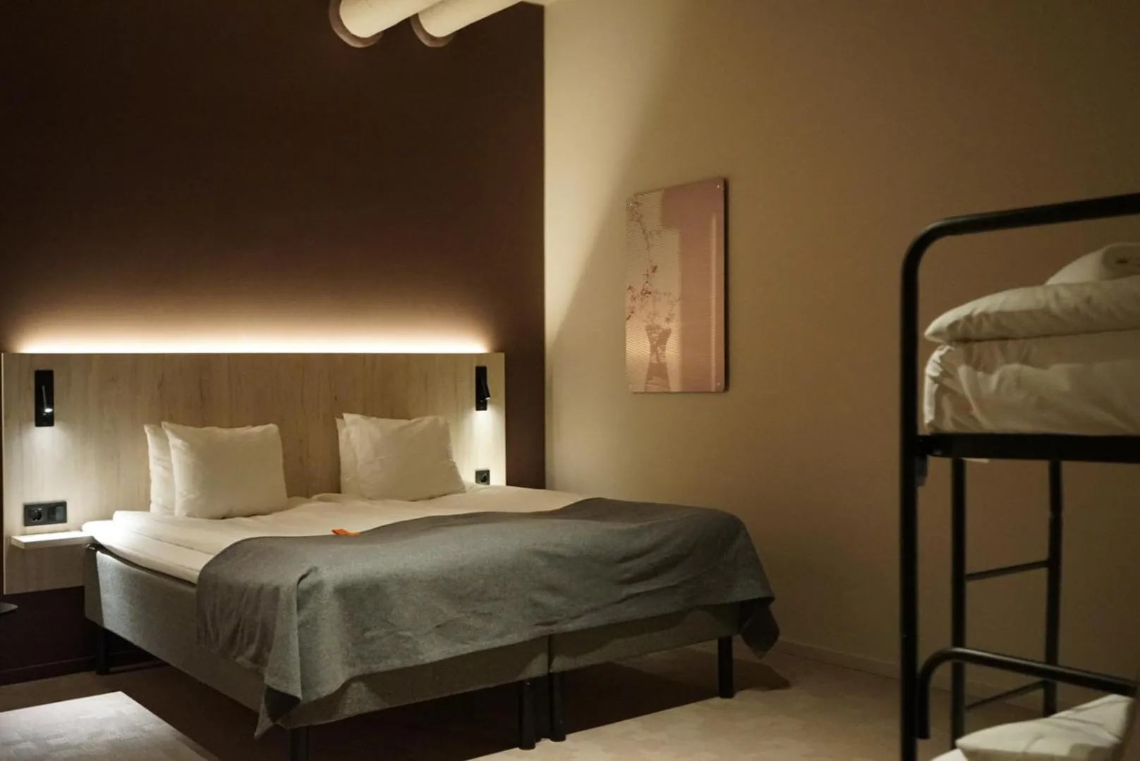 Bed in Citybox Stockholm